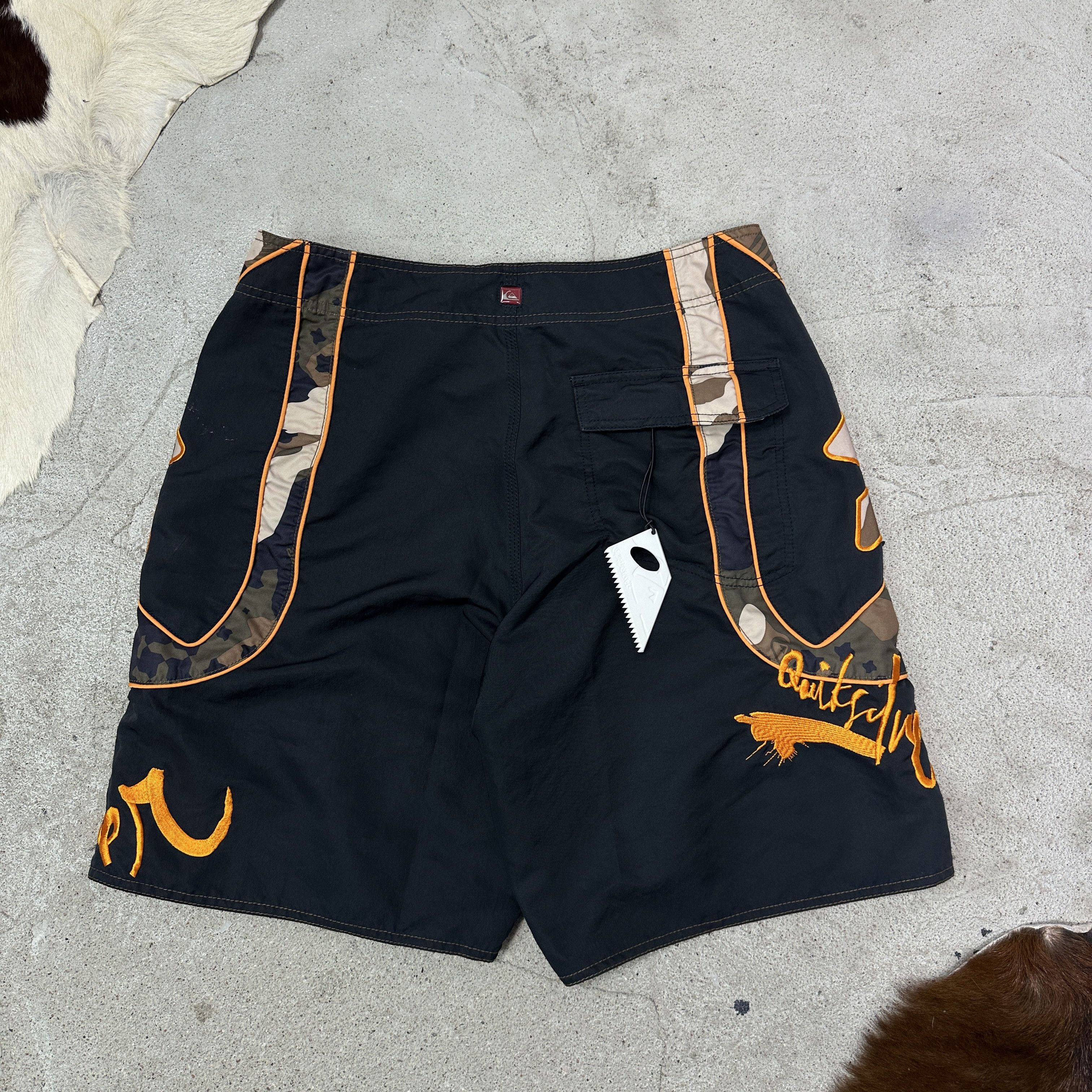 Quiksilver Vintage Sporty Streetwear Skater Quiksilver Shorts 00s Size US 29 - 4 Thumbnail