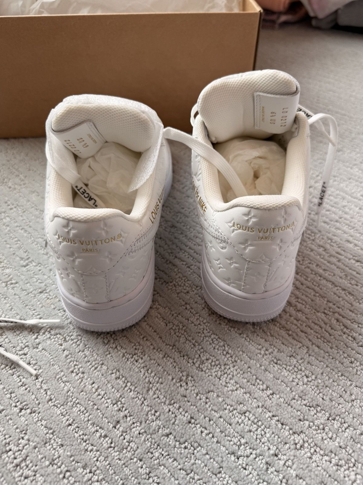 Louis Vuitton Louis Vuitton Nike Air Force 1 Low Size US 6.5 / EU 39-40 - 10 Thumbnail