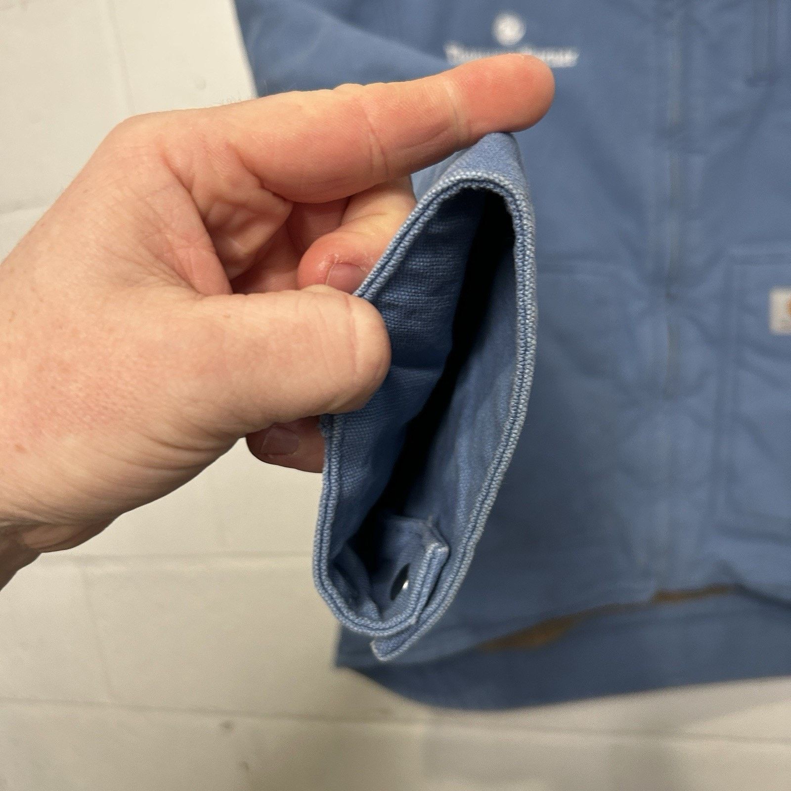Carhartt Carhartt Sherpa-Lined Canyon Jacket “French Blue” WJ022 FHB Size L / US 10 / IT 46 - 11 Thumbnail