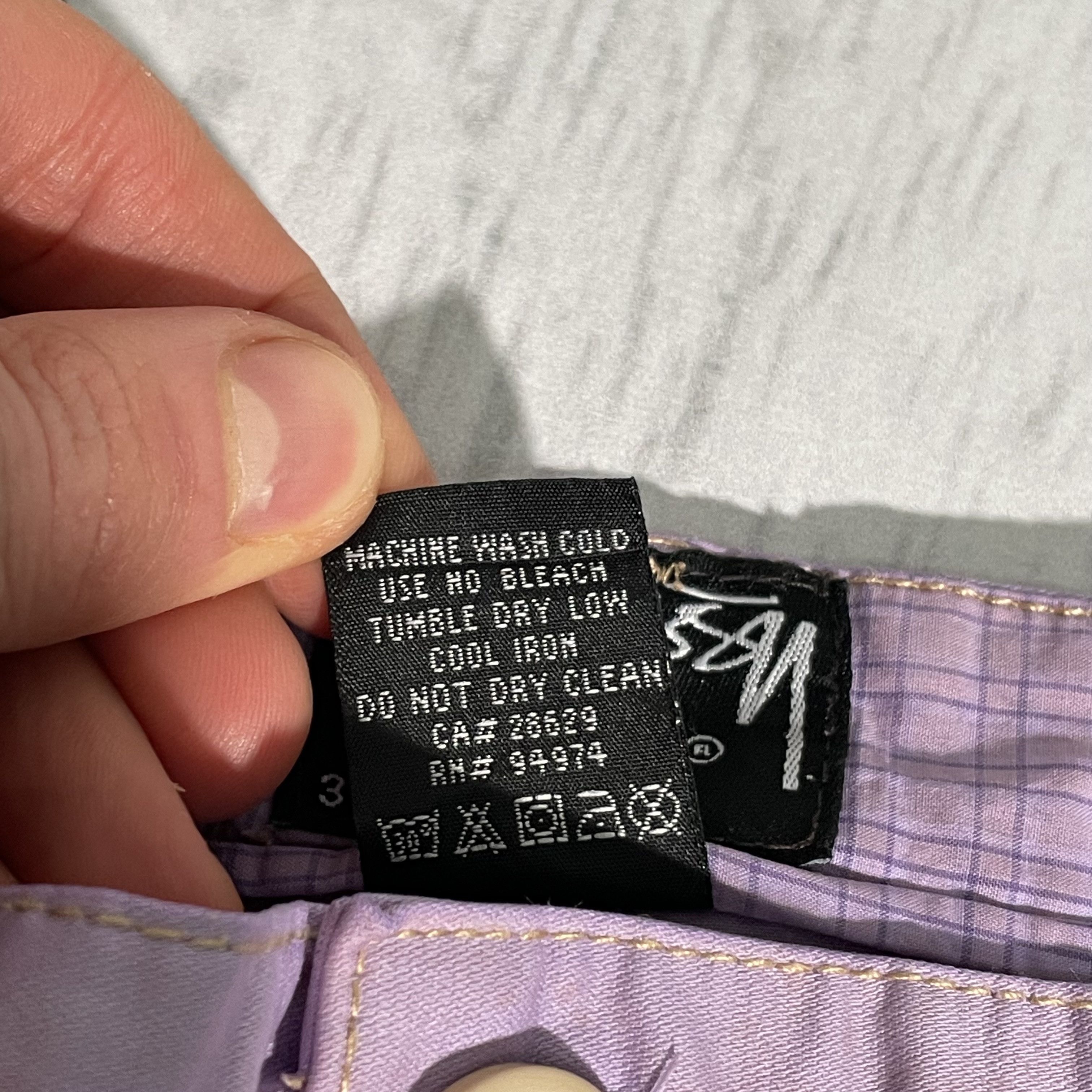 Stussy Custom Stussy Pants – Unique Artistic Finish alt rare y2k Size US 31 - 13 Thumbnail