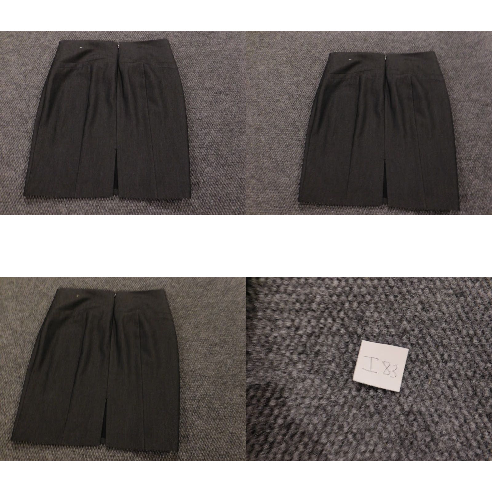Express Express Skirt Womens 2 Gray A-Line Zip Knee Length Stretch Casual Regular Size 2 Polyester Viscose Knit Zipper Mens? Size 26" / US 2 / IT 38 - 8 Thumbnail