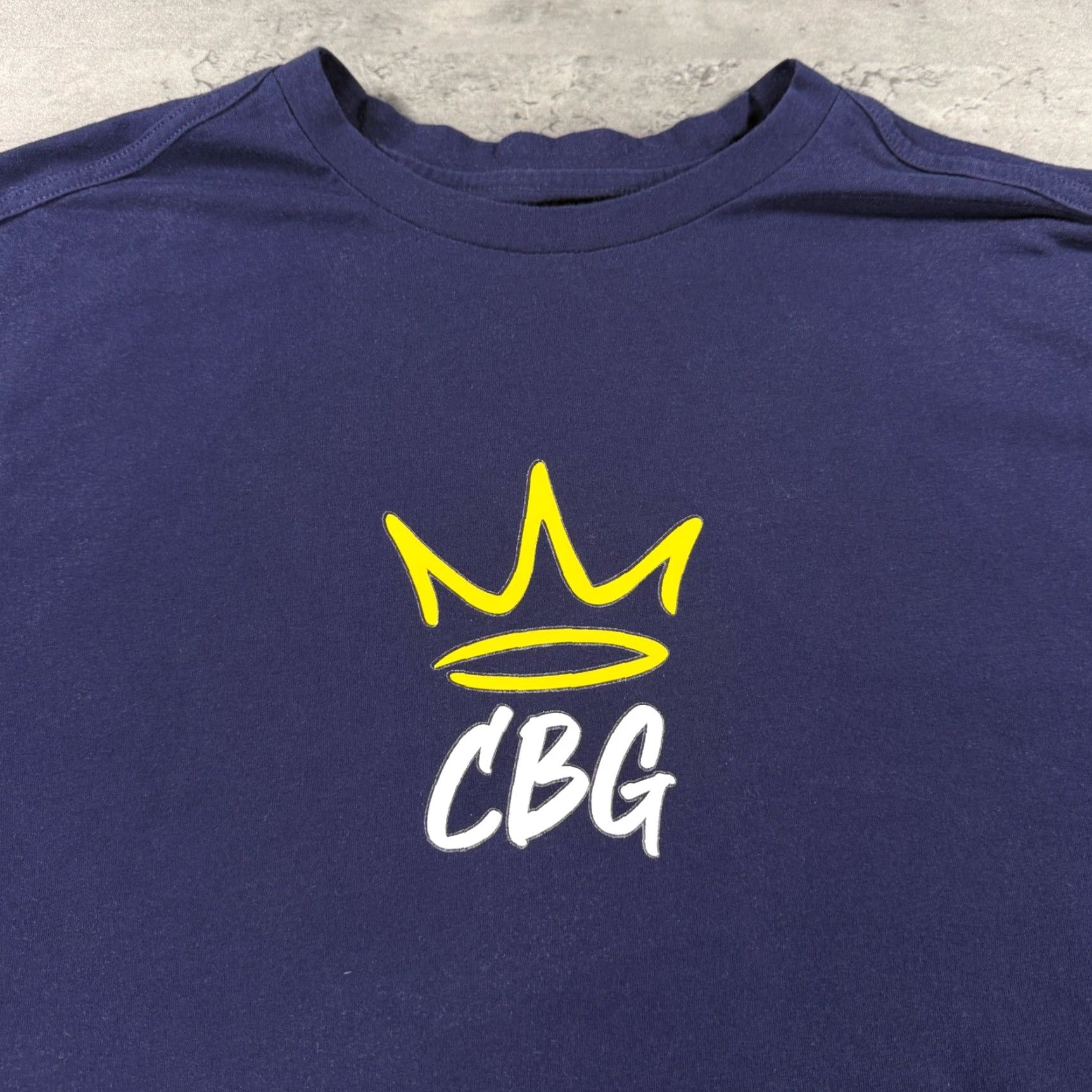 New Era New Era T-Shirt Men Large Navy Crown Logo Graphic Print University Shirt Short Sleeve Crew Neck Cotton Blend Polyester Blend Lightweight Size US L / EU 52-54 / 3 - 2 Thumbnail