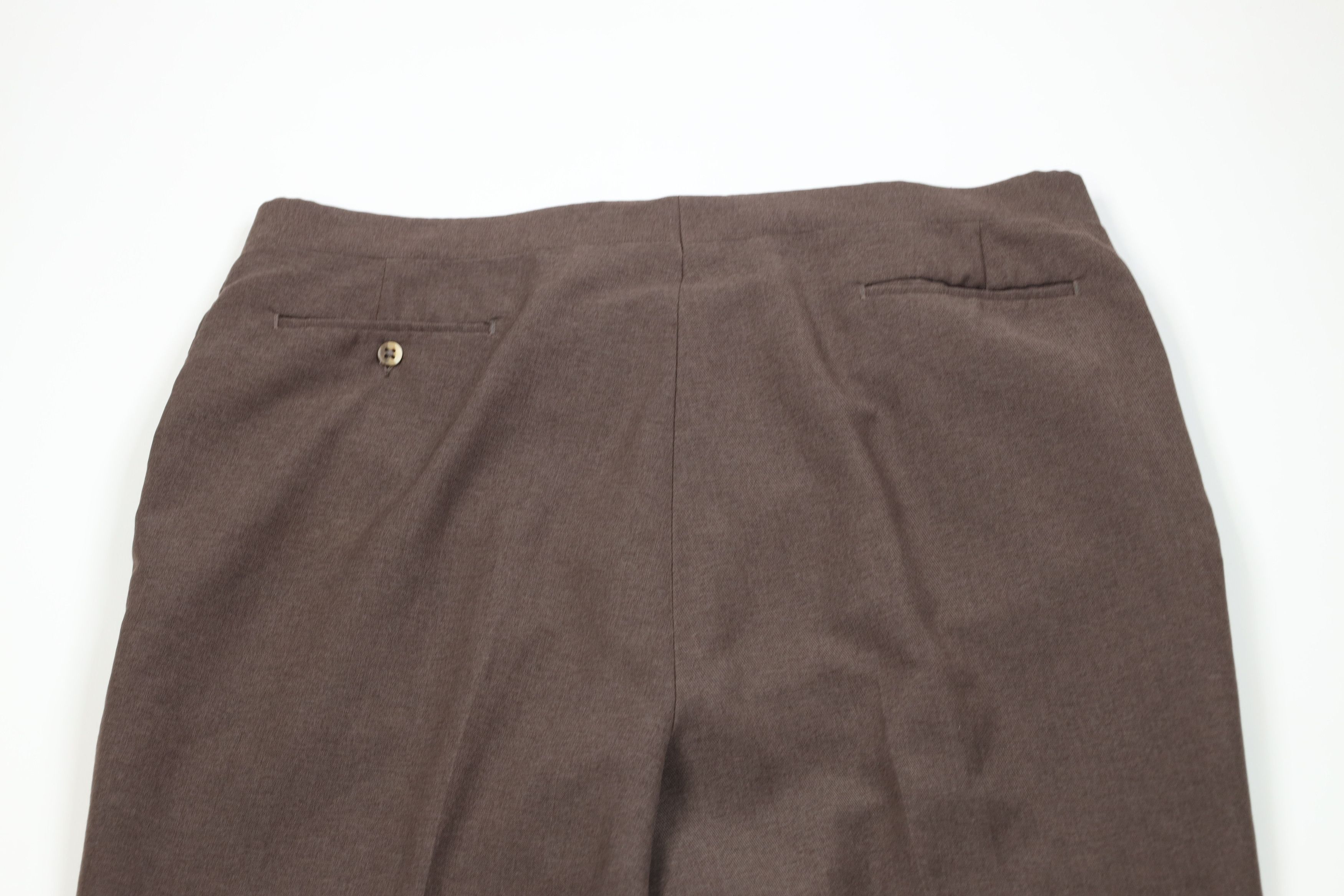 Vintage Vintage 70s Streetwear Flared Wide Leg Chino Pants Brown USA Size US 42 / EU 58 - 10 Thumbnail