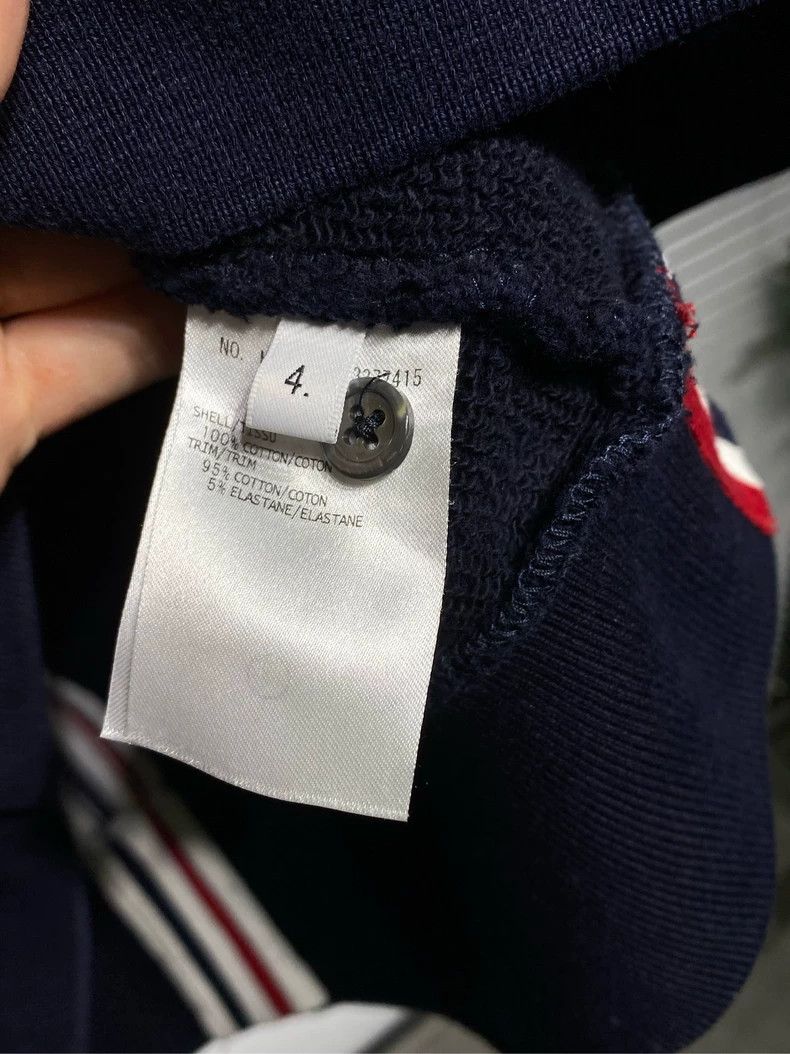 Thom Browne Thom Browne size4 Knitted pullover hoodie with colored stri Size US XL / EU 56 / 4 - 5 Thumbnail