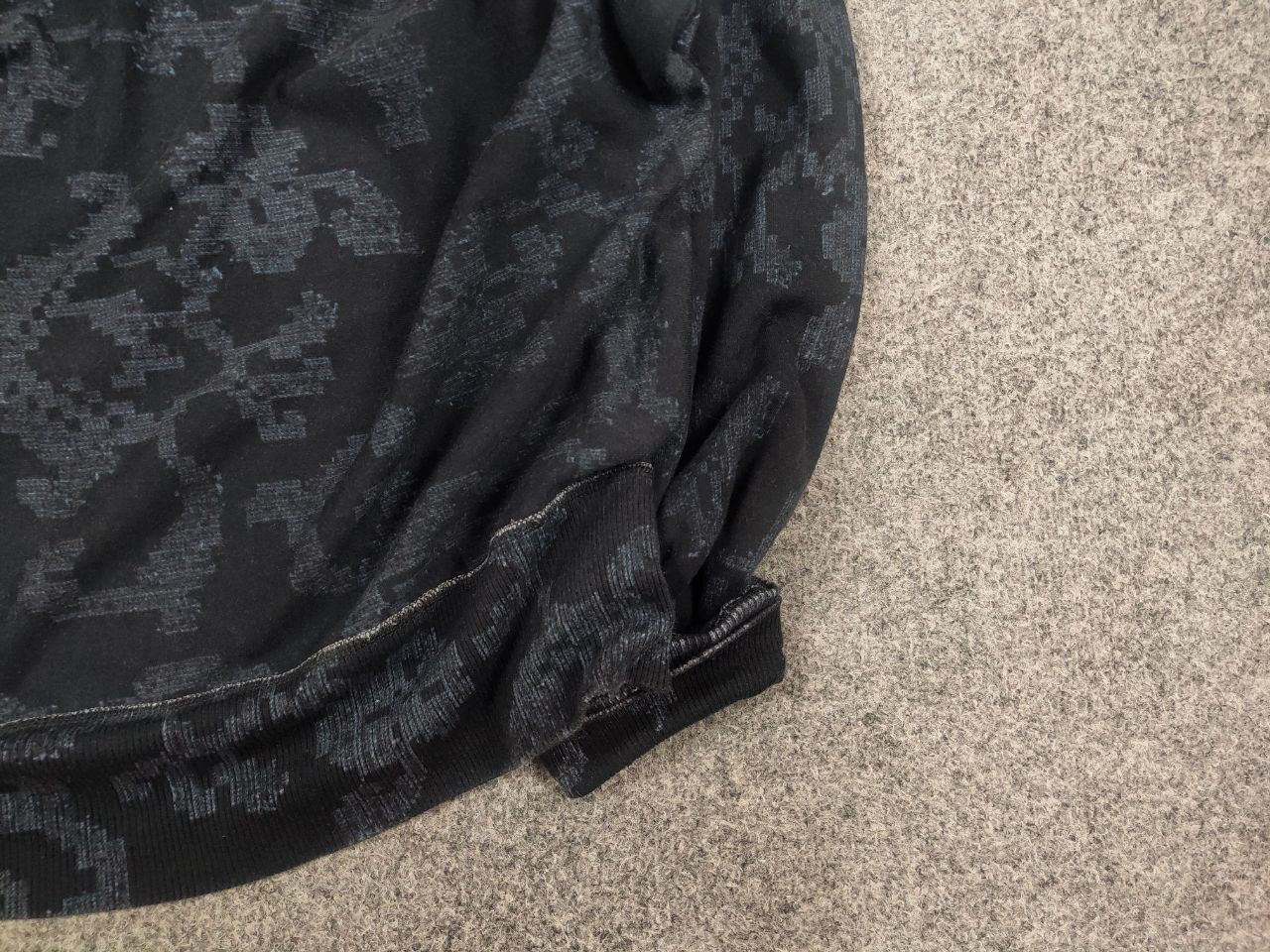 Rag & Bone Rag & Bone Design Dark Blue Pattern Oversized Sweatshirt Size L / US 10 / IT 46 - 7 Thumbnail