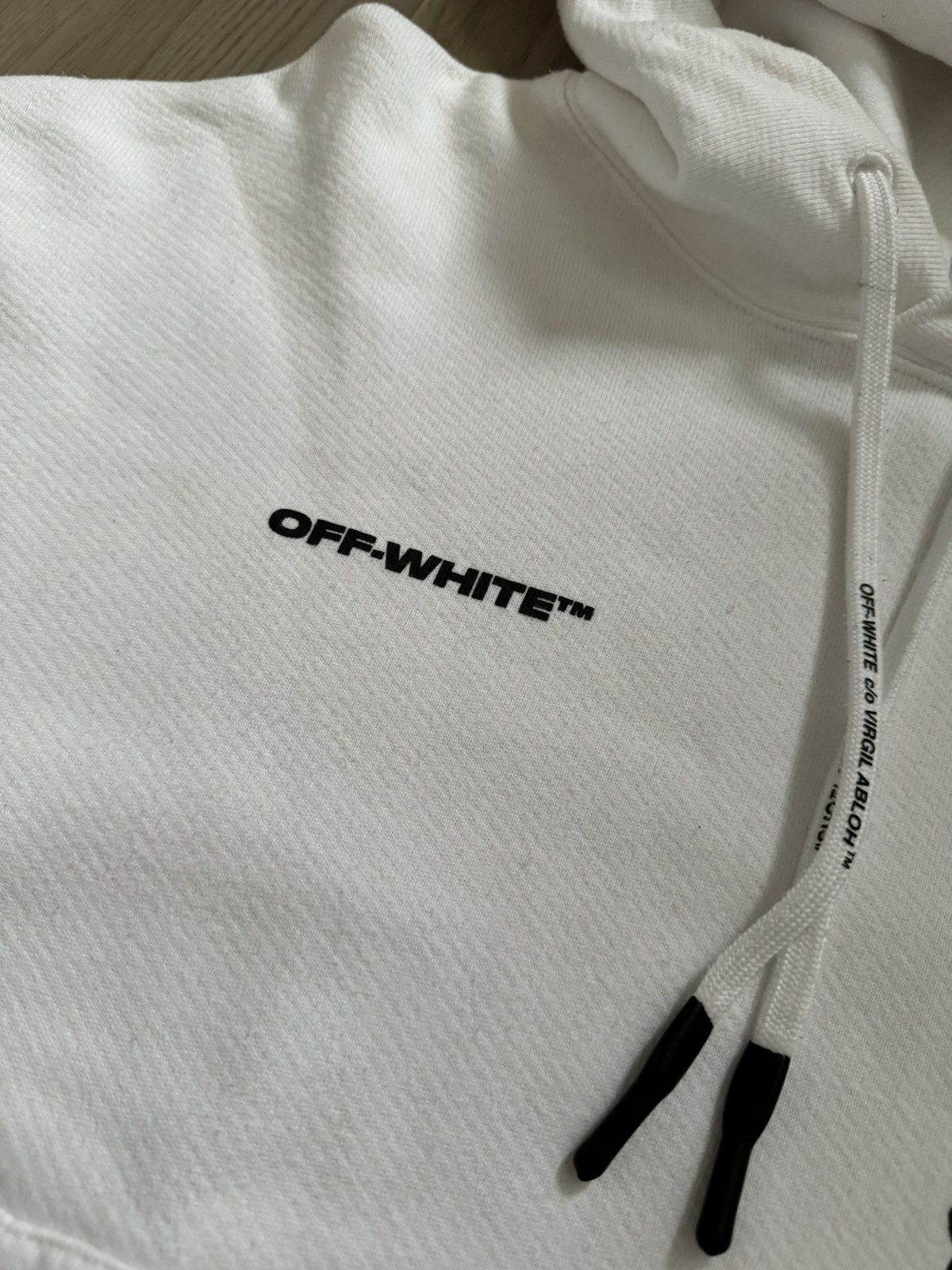 Off-White OFF-WHITE hoodie STUDY real tape measurements in photos Size US S / EU 44-46 / 1 - 9 Thumbnail