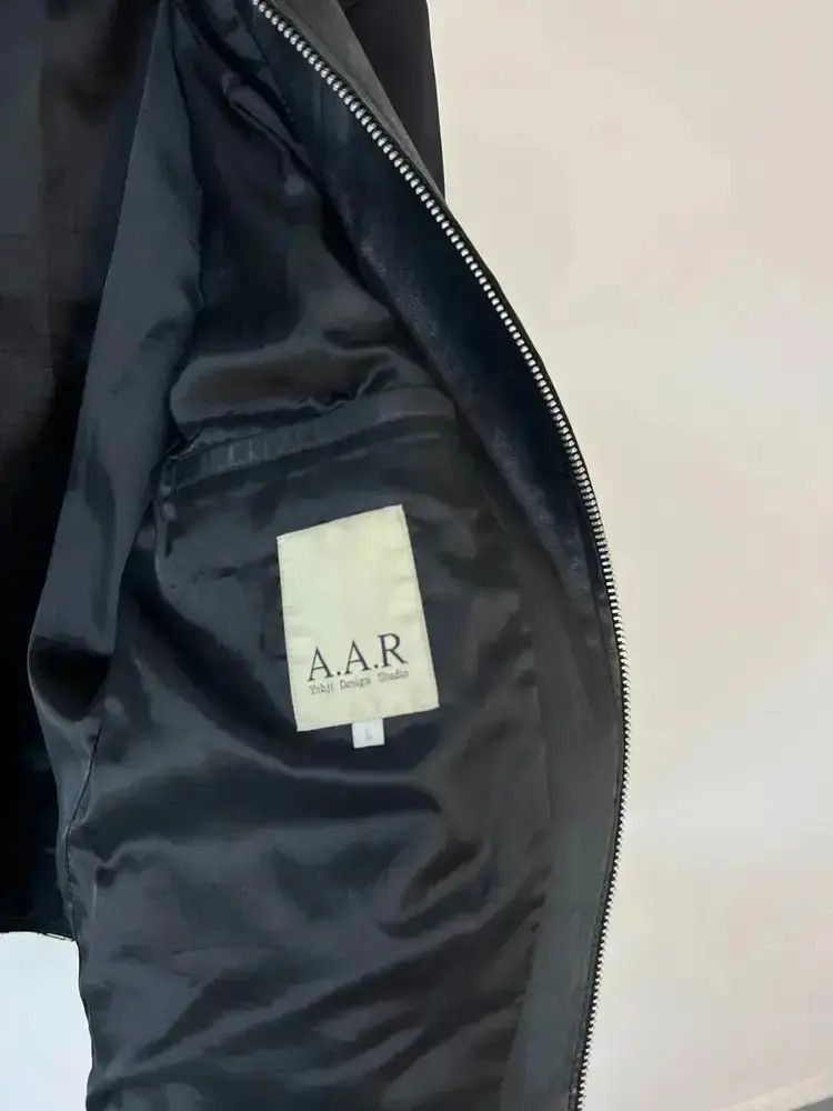 Yohji Yamamoto Yohji Yamamoto AAR leather bike jacket Size US L / EU 52-54 / 3 - 7 Thumbnail