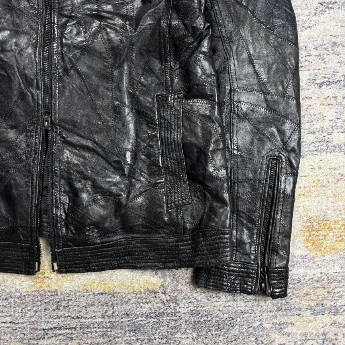 Tornado Mart Hideaways Nicole patchwork riders leather jacket vkei style Size US M / EU 48-50 / 2 - 4 Thumbnail