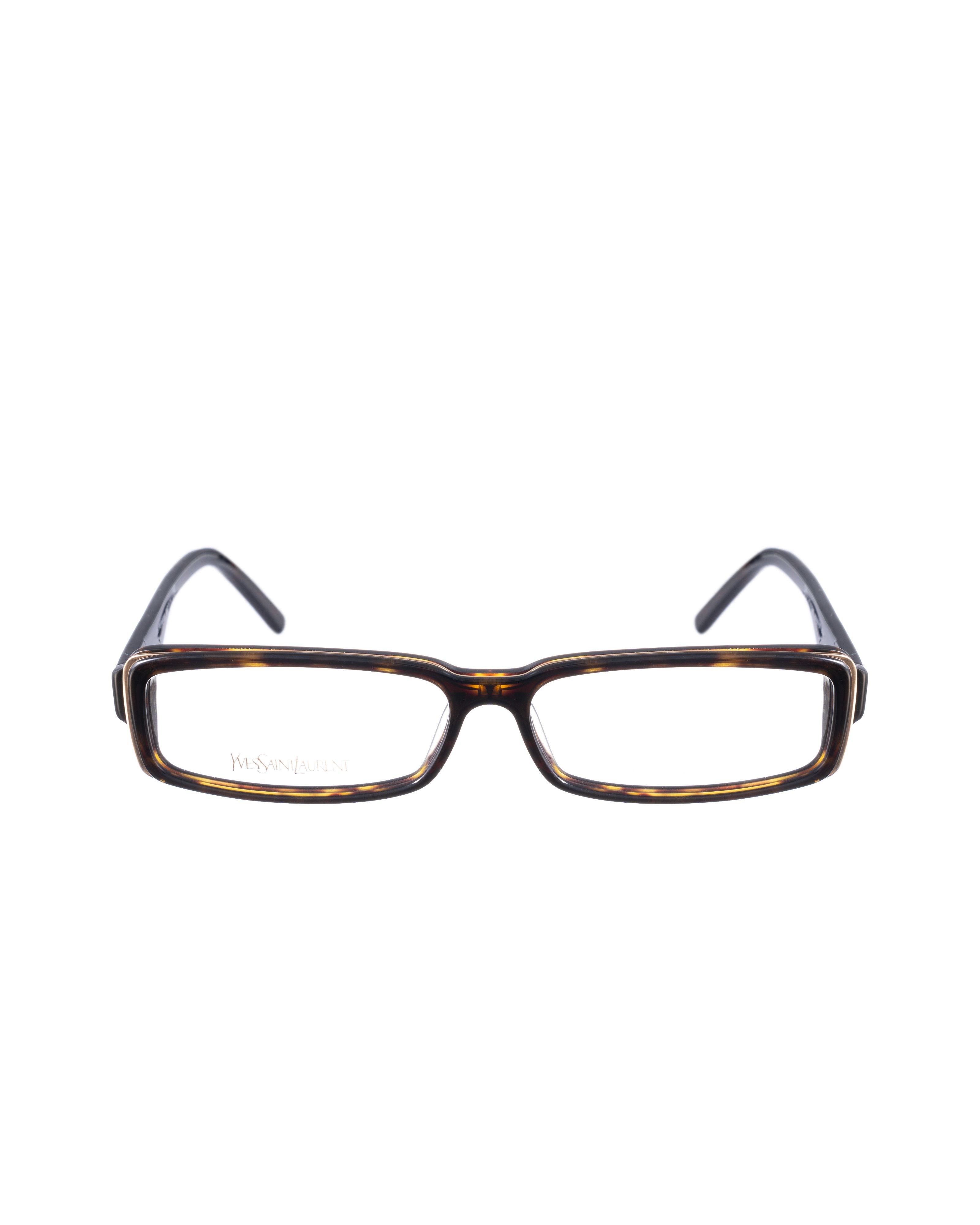 Yves Saint Laurent Yves Saint Laurent 00s Havana Leopard Plastic Glasses Size ONE SIZE - 2 Thumbnail