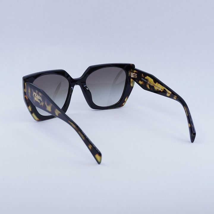 Prada Prada PR15WS 3890A7 Sunglasses Black/Medium Tortoise Square Size ONE SIZE - 11 Thumbnail