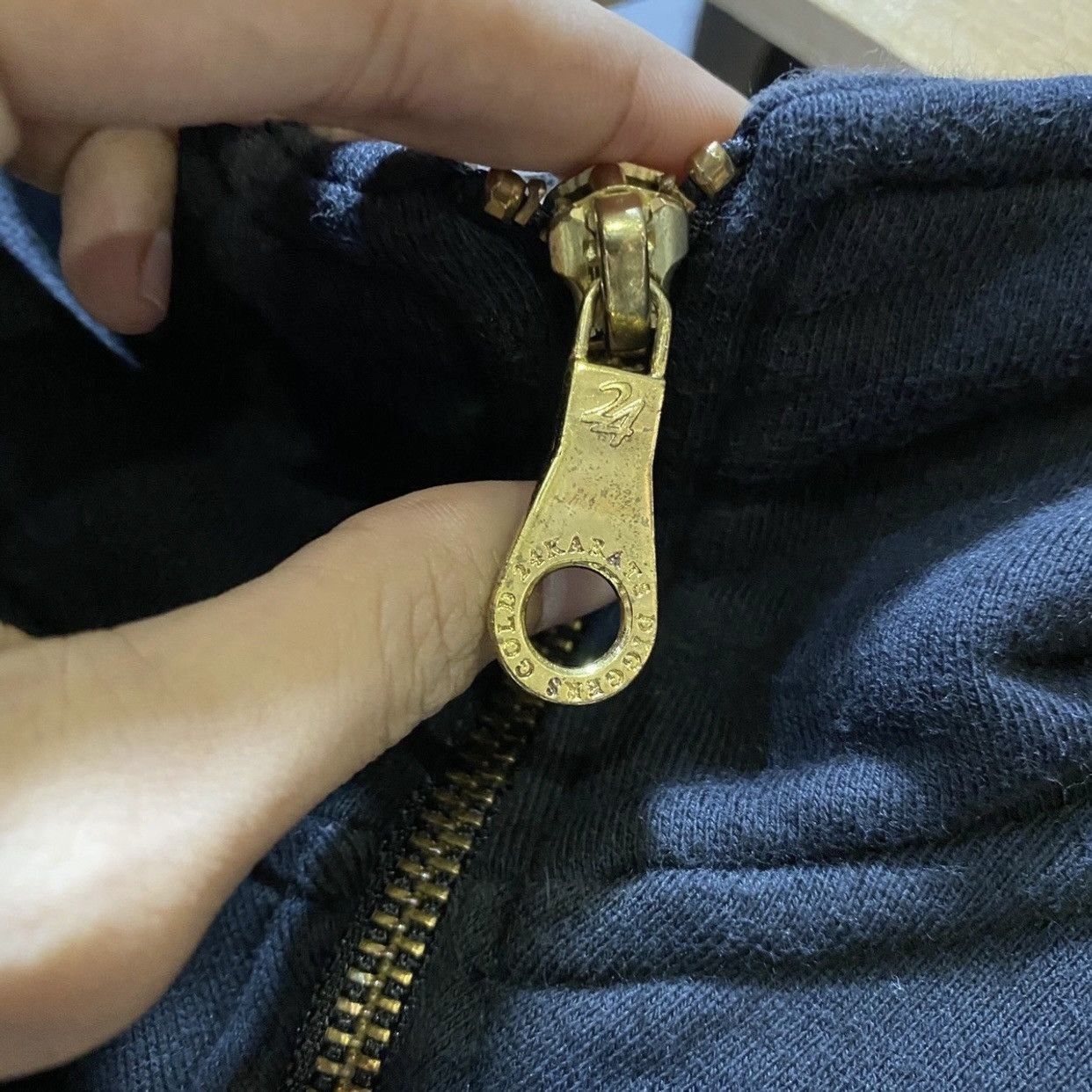 Japanese Brand 24 Karats Gold Digger Chrome Hearts Style Hoodies Size US XS / EU 42 / 0 - 5 Thumbnail