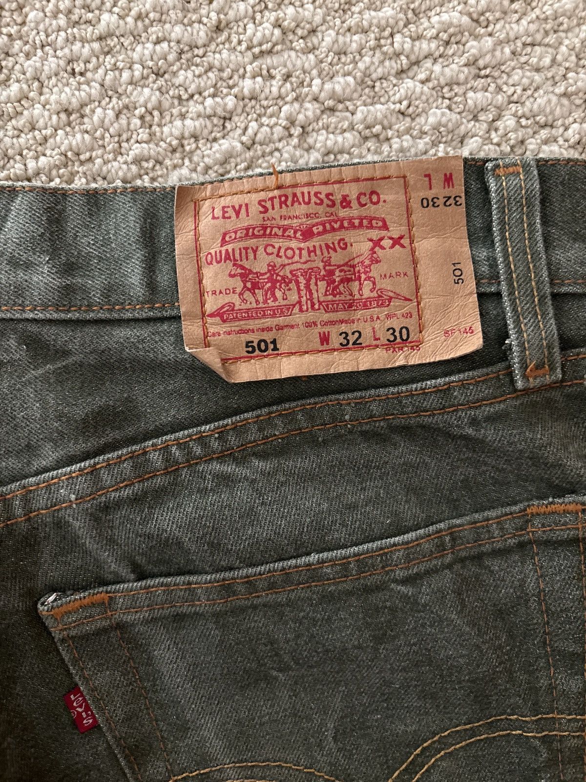 Levi's × Vintage Vintage Levi’s 501 Size US 32 / EU 48 - 3 Thumbnail