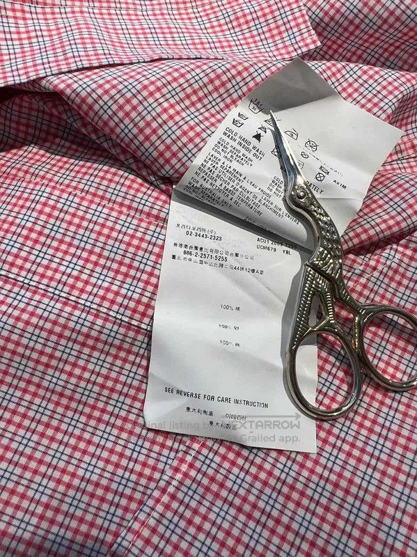 Prada Prada Pink Long Sleeve Cotton Shirt for Men. Size US XL / EU 56 / 4 - 3 Thumbnail