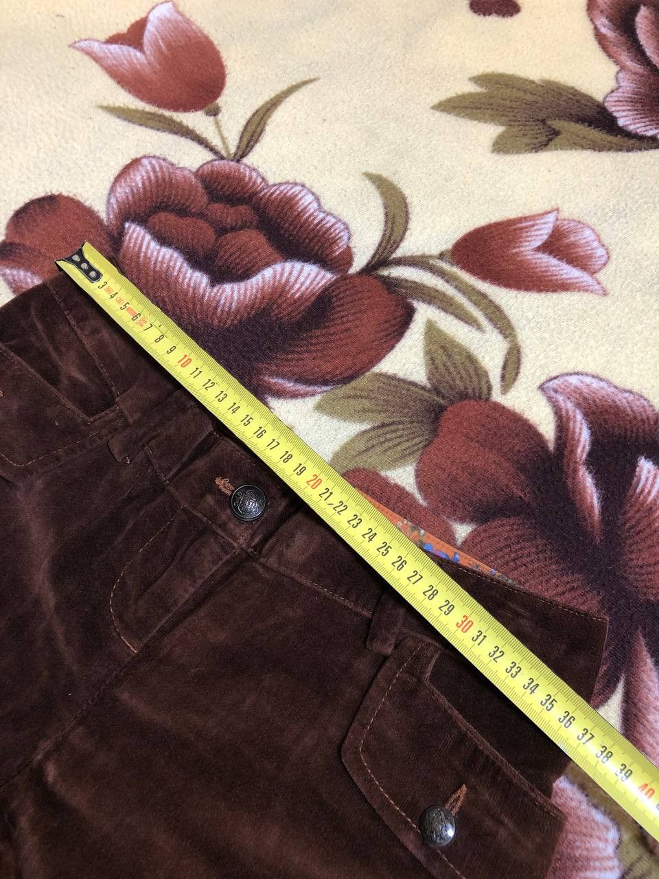 Dolce & Gabbana Dolce & Gabbana Vintage Velvet Bootcut Pants Size 28" / US 6 / IT 42 - 7 Thumbnail