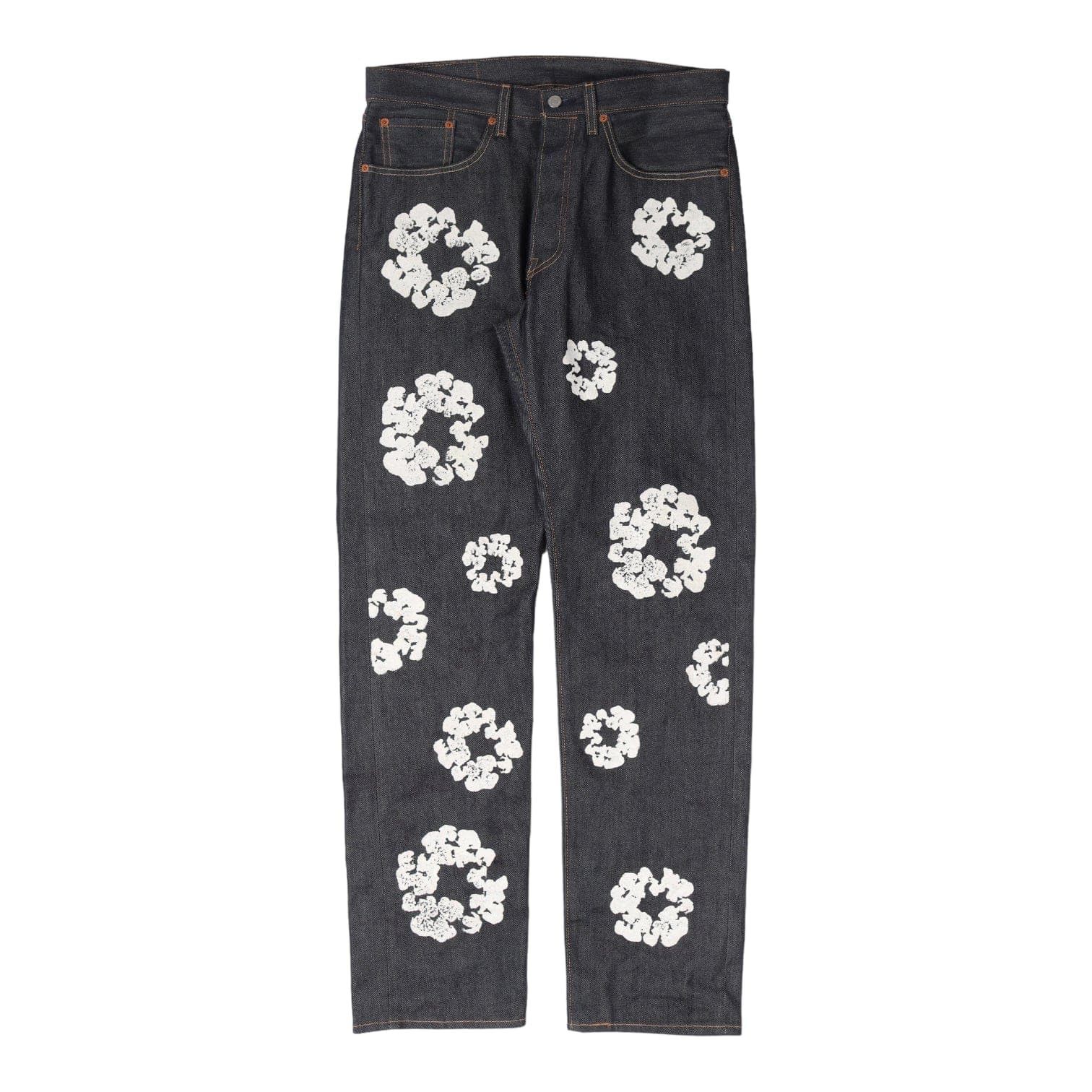 DENIM TEARS x Levi's Cotton Wreath Jeans Selvedge Size US 33 - 1 Thumbnail