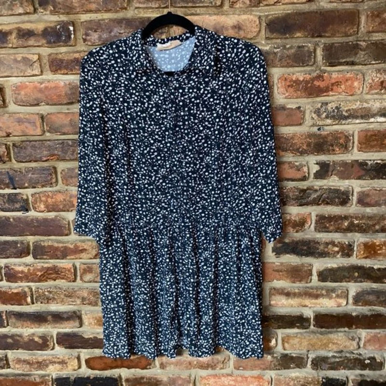 Nicole Miller Nicole Miller Artelier Black Floral Mini Dress Medium Size M / US 6-8 / IT 42-44 - 1 Thumbnail