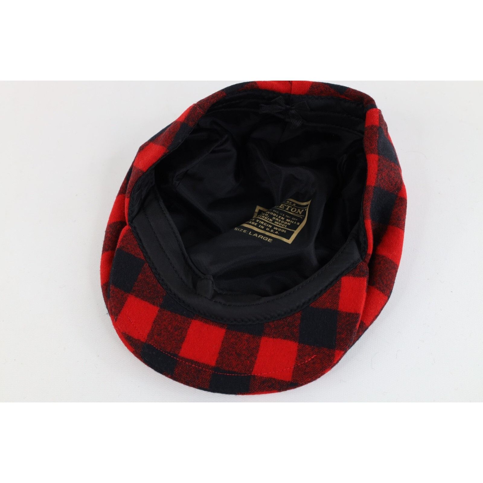 Pendleton Vintage 70s Pendleton Virgin Wool Newsboy Cabbie Hat Cap Size ONE SIZE - 5 Thumbnail
