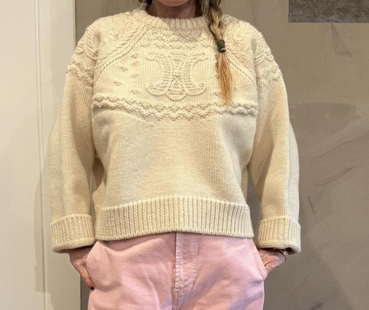 Celine Celine Classic Logo Sweater Size XS / US 0-2 / IT 36-38 - 3 Thumbnail