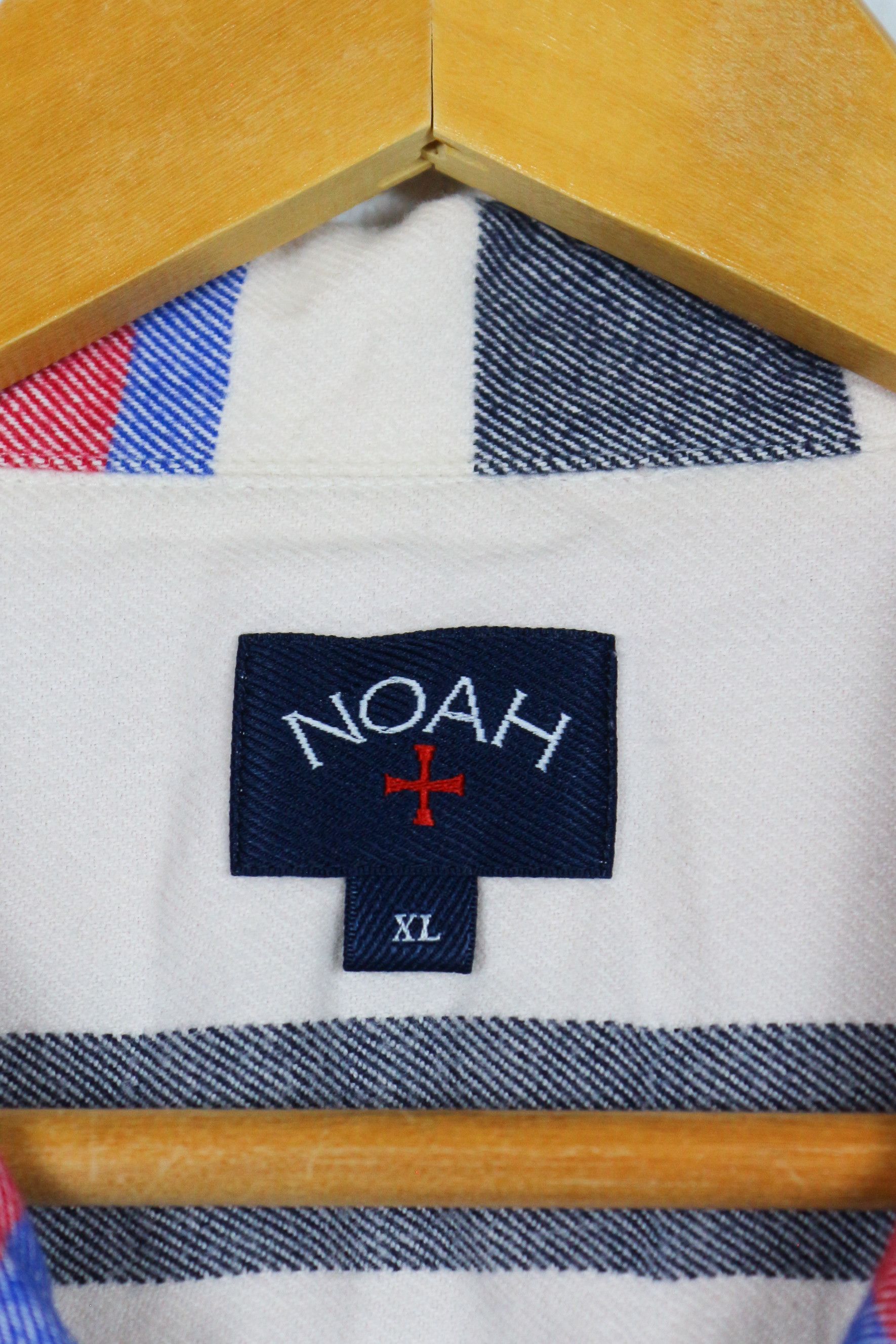Noah Noah Plaid Flannel Heavyweight Cotton Shirt SS20 Camp Collar Size US XL / EU 56 / 4 - 4 Thumbnail