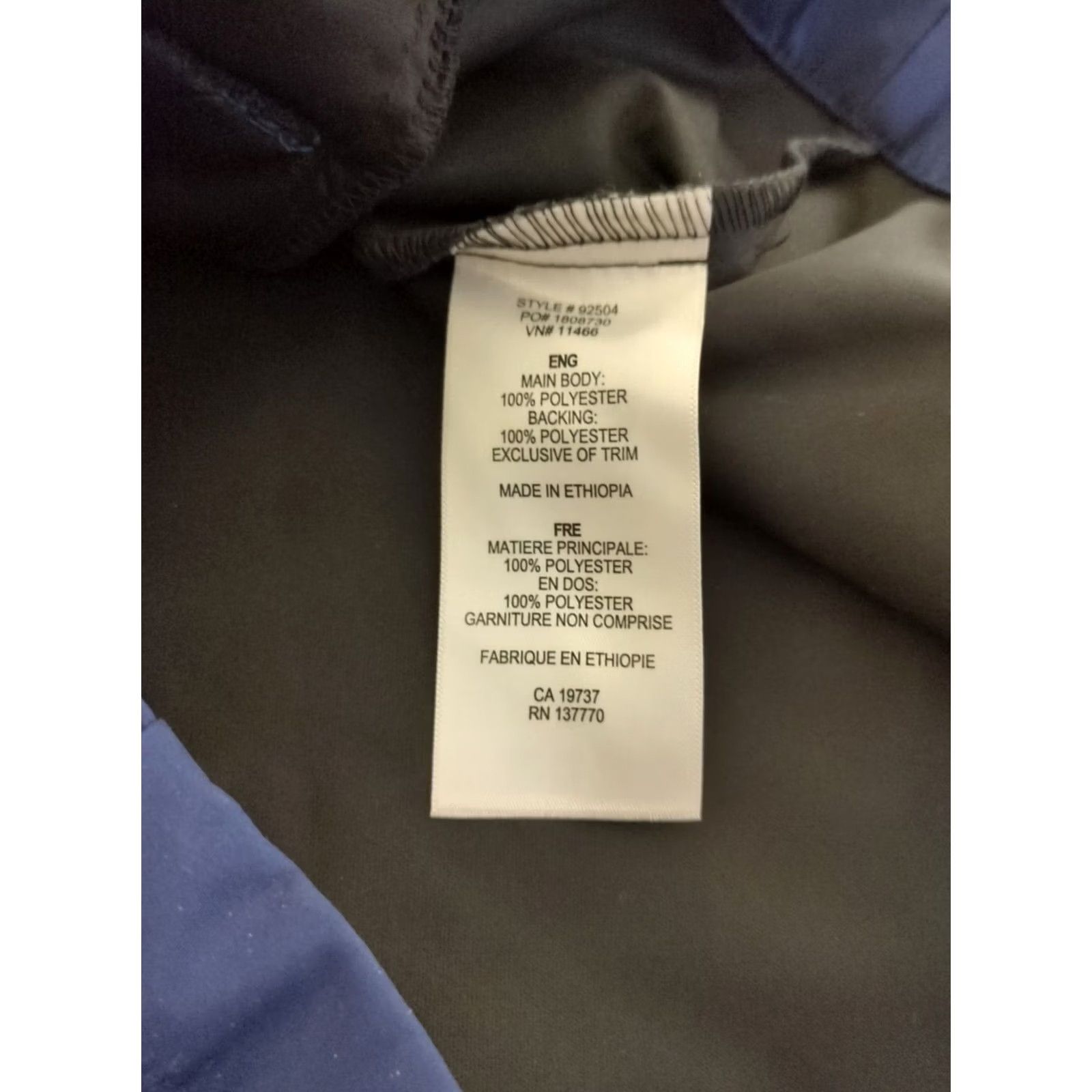 Vintage VINTAGE Elevate WARLOW Size XL Softshell Vest Navy MENS NWT Windbreaker Vest, Pockets, Zipper, Zip, Regular, Unisex Adults Size XL / US 12-14 / IT 48-50 - 5 Thumbnail