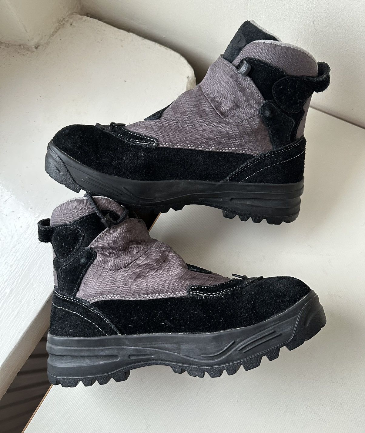 Salomon Salomon Adventure 7 GTX (2006) vintage black suede boots Size US 7 / IT 37 - 4 Thumbnail