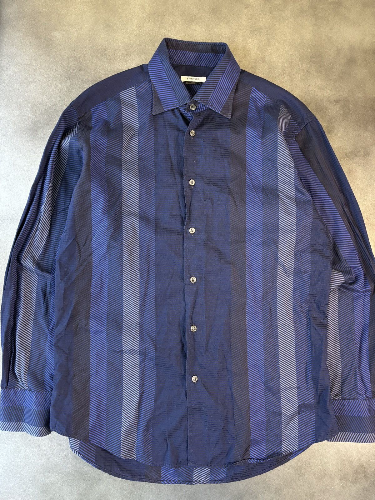 Designer × Versace × Vintage Versace Collection Dress Shirt Button Up Gianni Versace Size US M / EU 48-50 / 2 - 14 Thumbnail