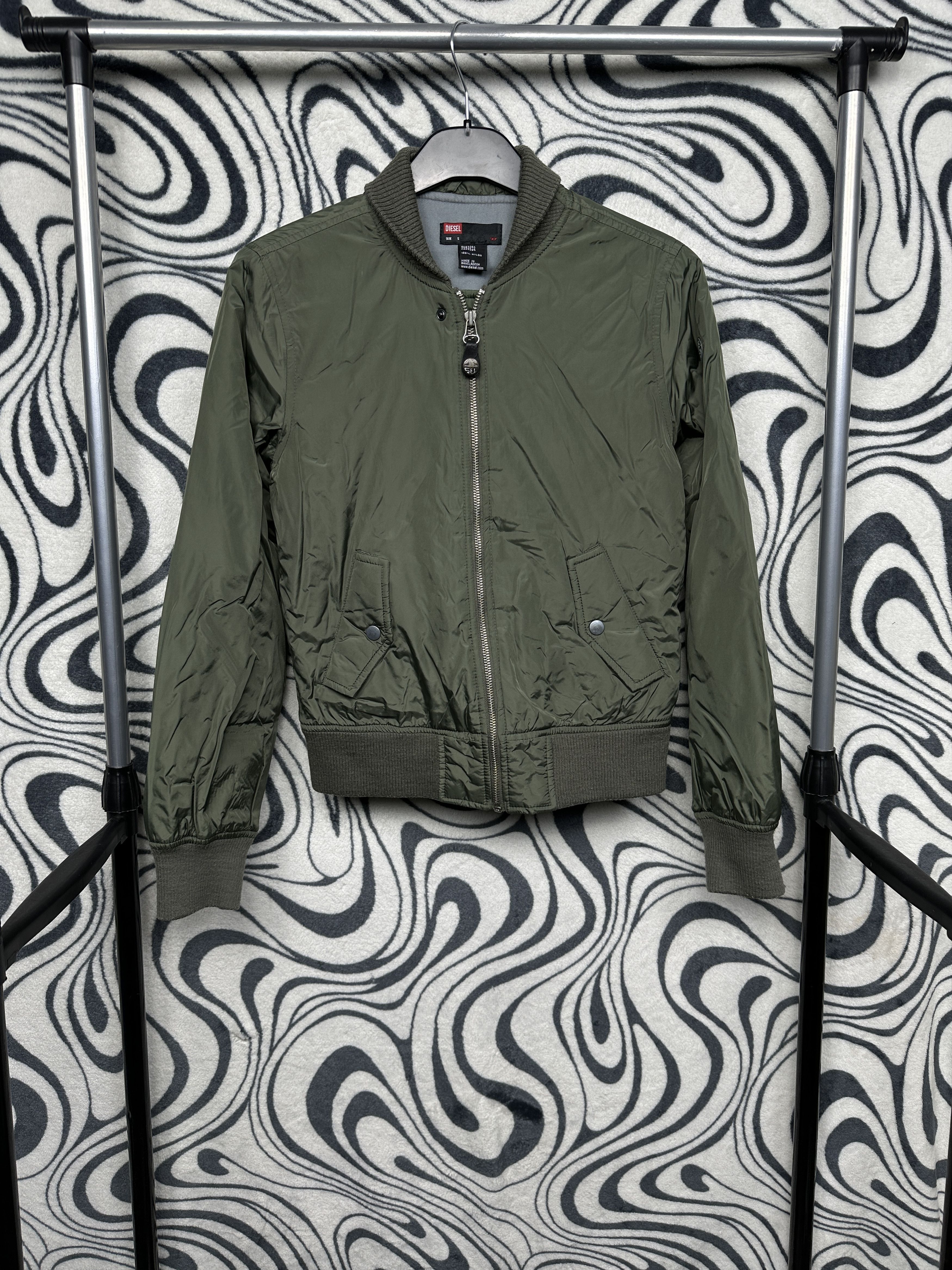 Diesel Diesel Vintage Womens Nylon Bomber Jacket Size S / US 4 / IT 40 - 1 Thumbnail