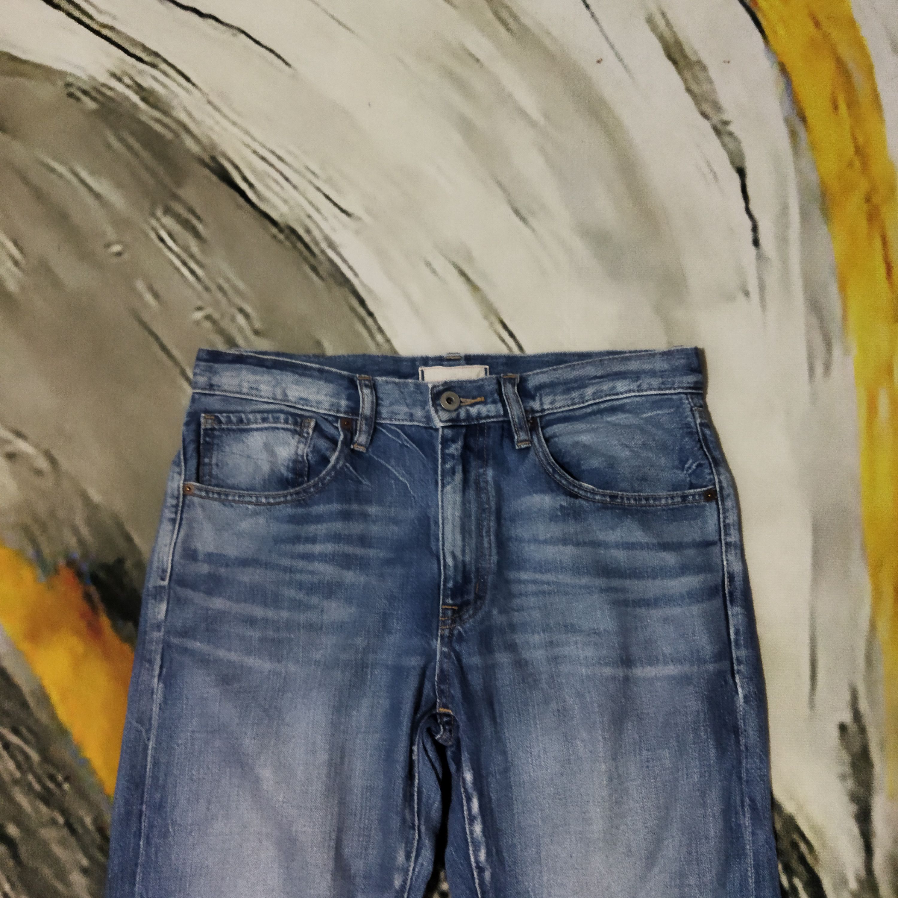 Japanese Brand VINTAGE JAPANESE DISTRESSED LIGHT BLUE JEANS PANTS Size US 30 / EU 46 - 2 Thumbnail