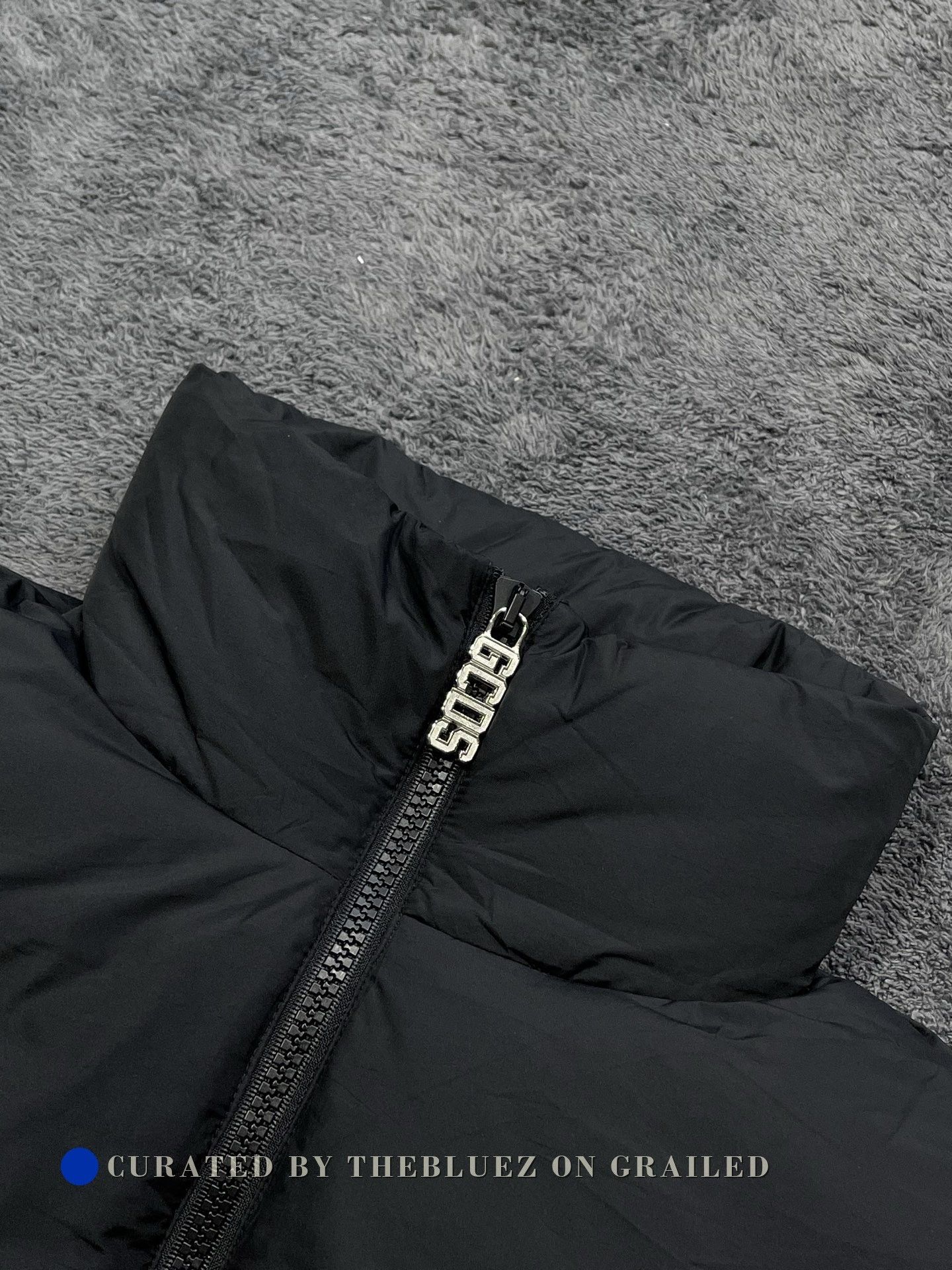 Gcds Black Red Puffer Jacket With Logos, Men's (Size M) — image 3 of 6