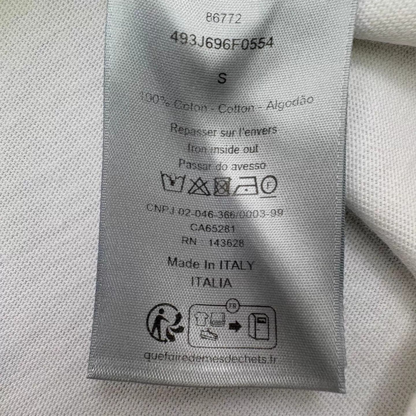 Dior Dior 1947 Script Logo White Short Sleeve S Tee Size US S / EU 44-46 / 1 - 6 Thumbnail