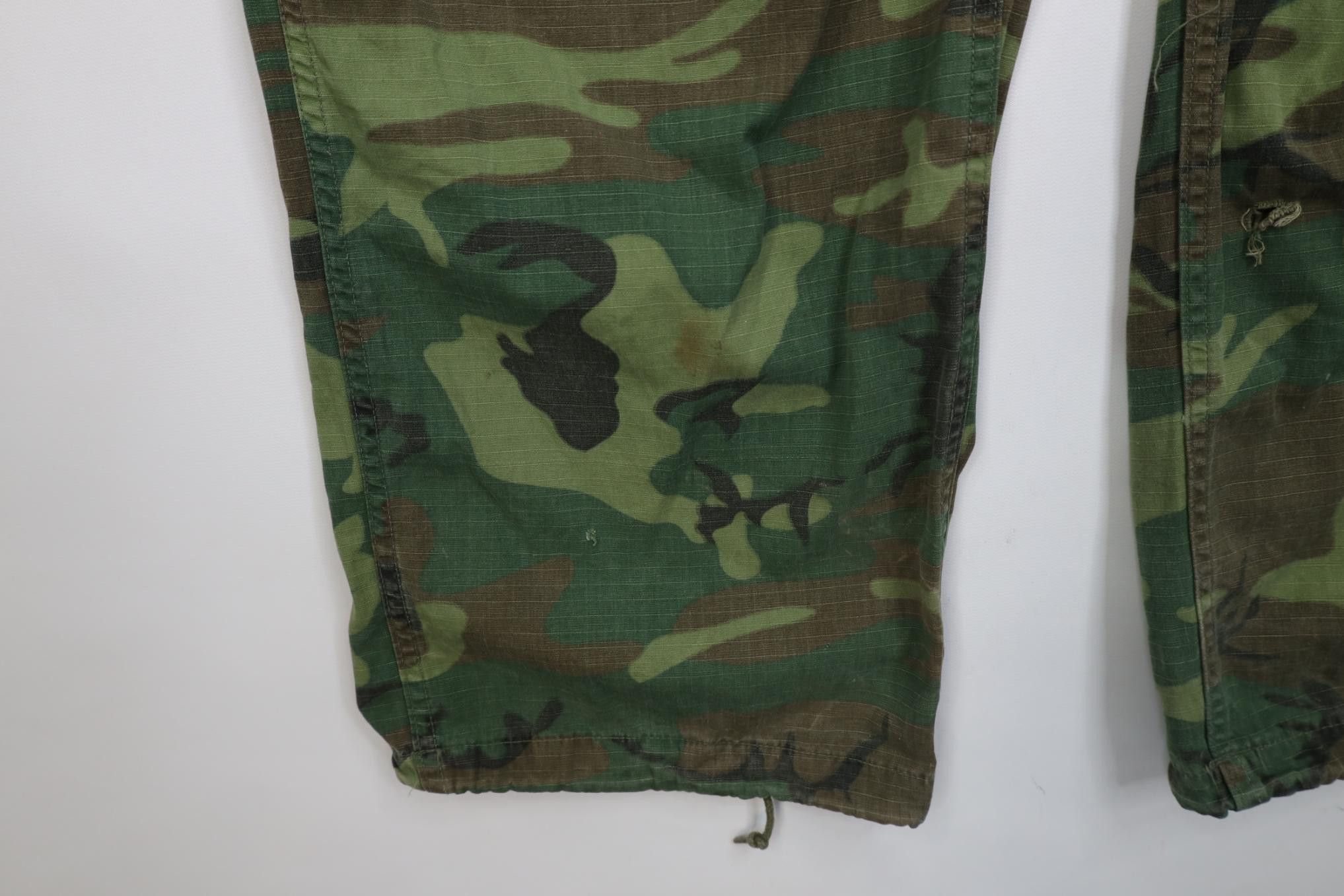 Vintage Vintage 60s Vietnam War Poplin Class 2 Ripstop Cargo Pants Size US 34 / EU 50 - 7 Thumbnail