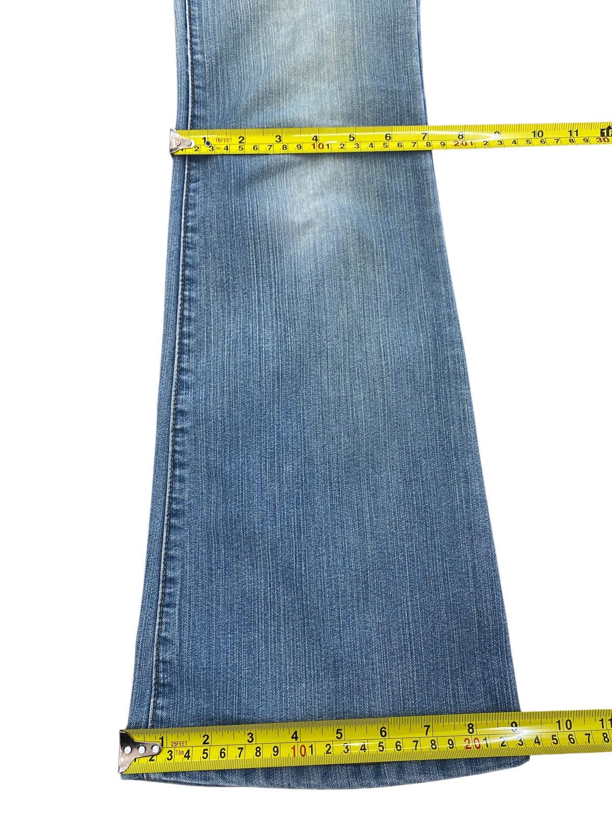 Japanese Brand Japanese Brand Faded Wash Style Flare Jeans Size US 30 / EU 46 - 11 Thumbnail