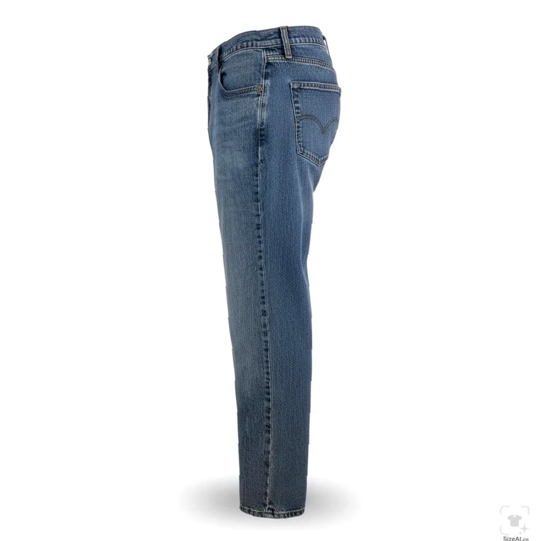 Levi's Levi's 541 Jeans Mens 38x30 Blue Medium Wash Athletic Tapered Zip Fly Denim 5-Pocket Logo Vintage: No Mens Jeans Size US 38 / EU 54 - 3 Thumbnail