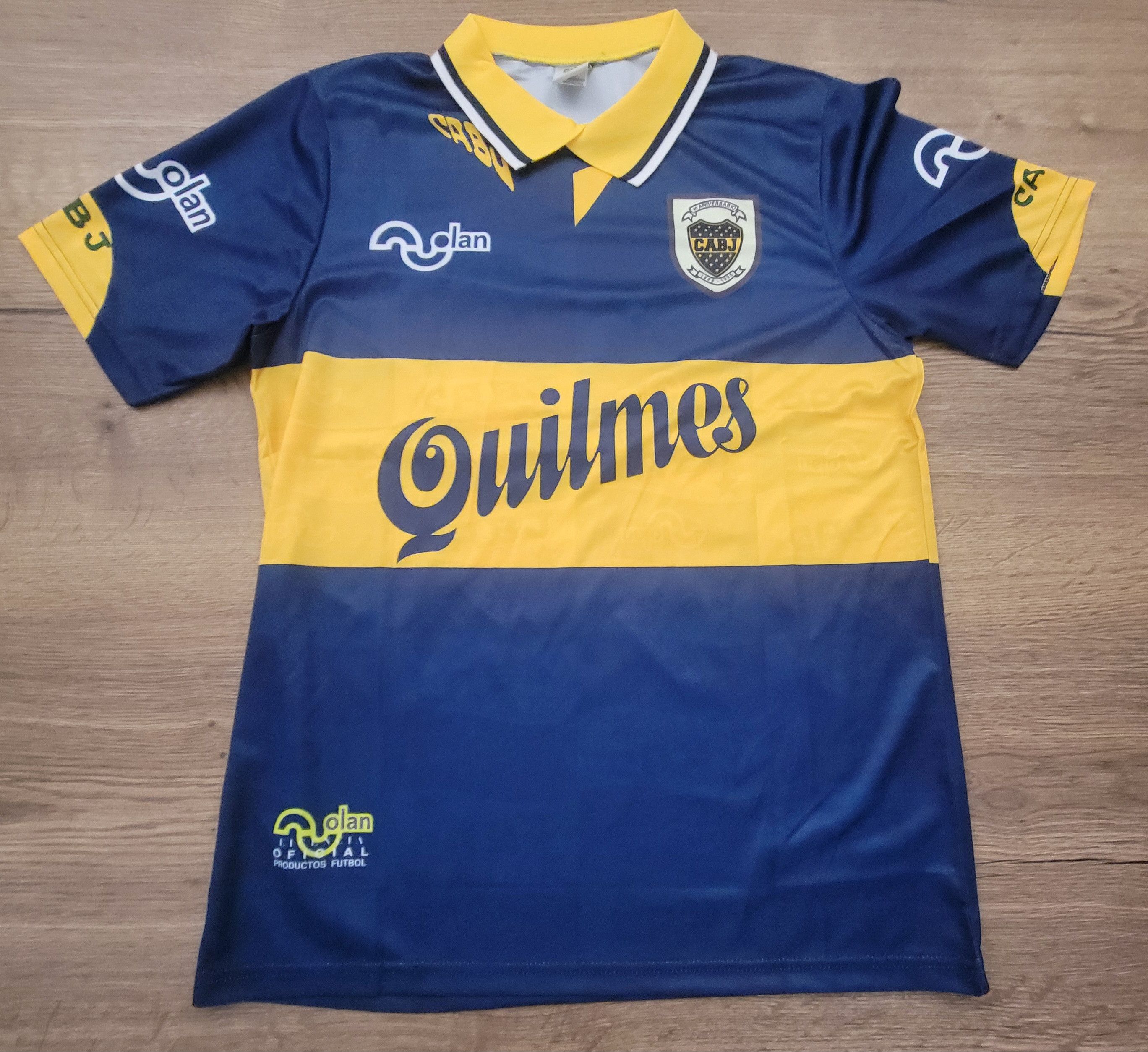 Other Maradona 10 Boca Juniors 1995 Vintage Soccer Jersey Trikot Size US L / EU 52-54 / 3 - 2 Thumbnail