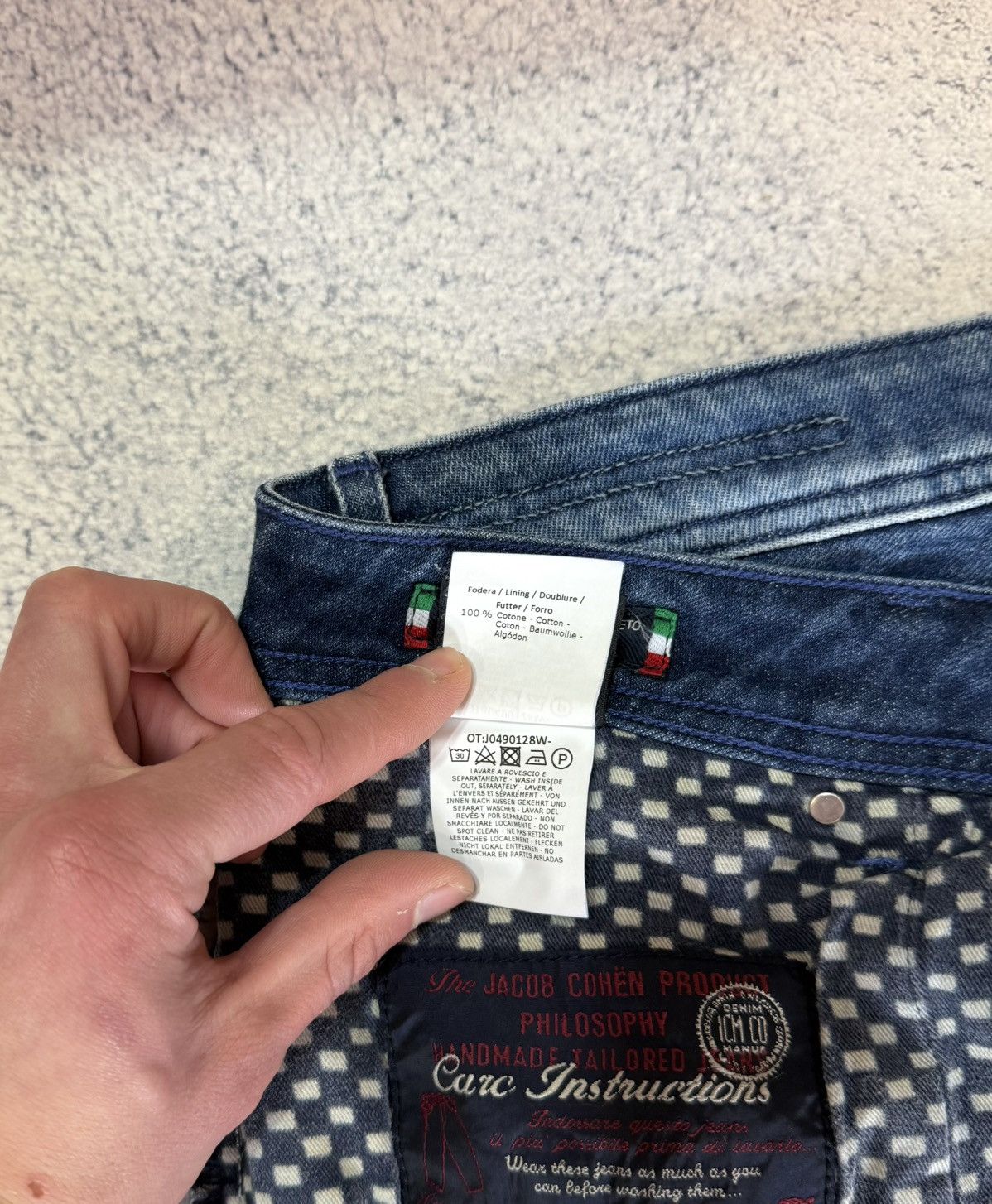 Jacob Cohen Jacob Cohen J622 Comfort Jeans 33 Handmade Dark Wash Denim Size US 33 - 16 Thumbnail