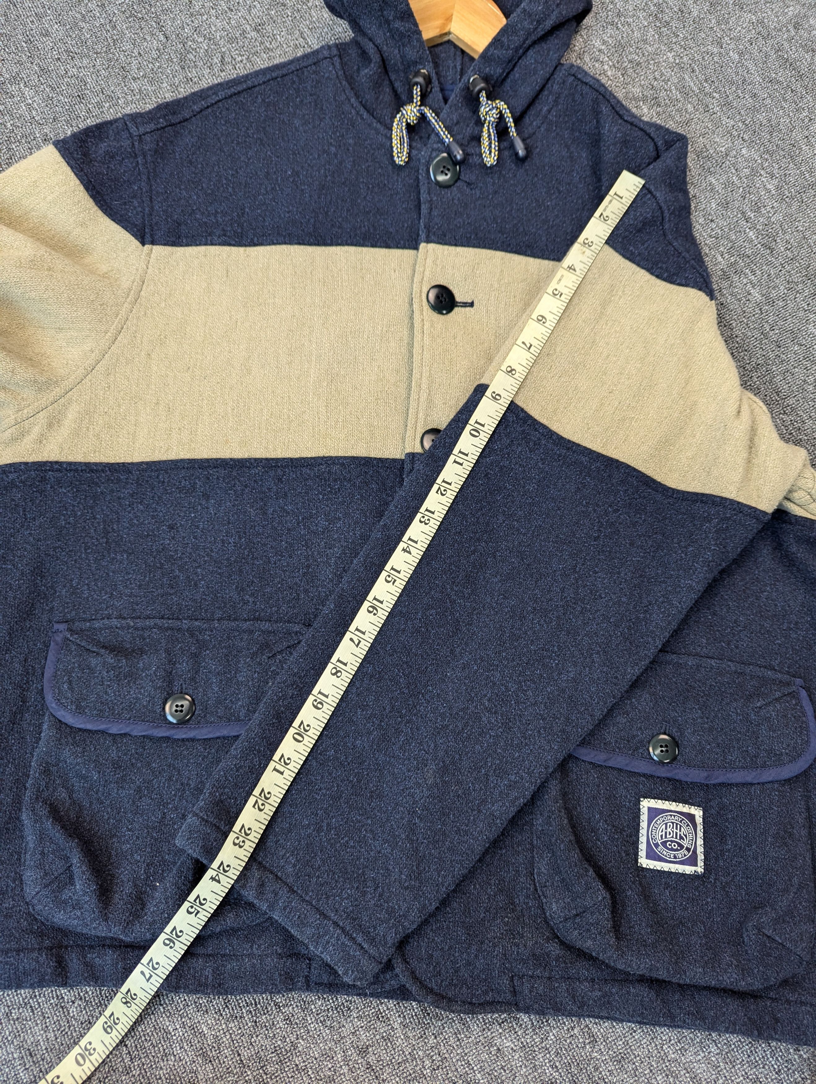 ABAHOUSE Vintage Abahouse Button Ups Hooded Jacket Size US XL / EU 56 / 4 - 18 Thumbnail