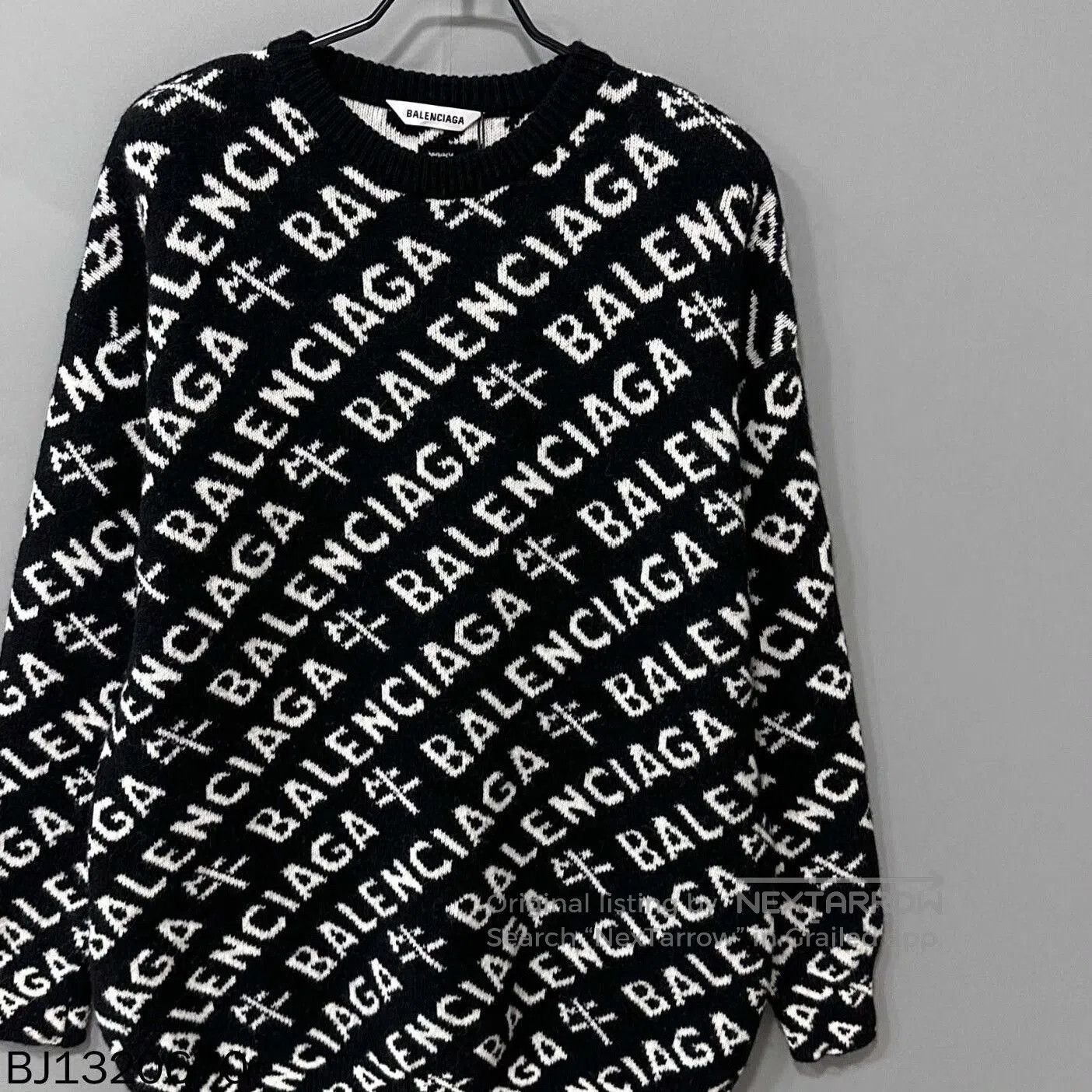 Balenciaga limited edition logo knit sweater. Size US XS / EU 42 / 0 - 3 Thumbnail