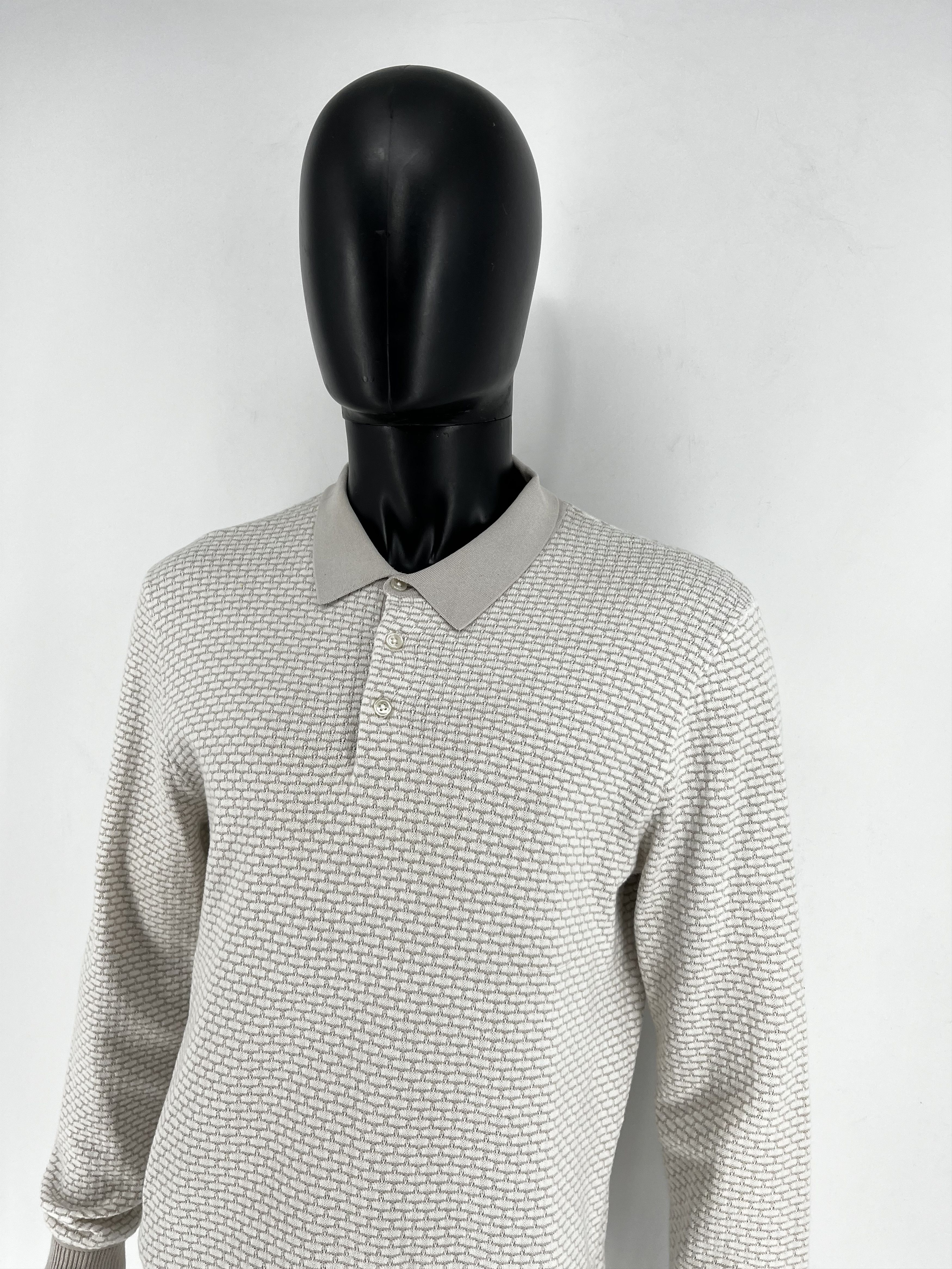 Reiss REISS MEN’S WOOL 1/4 BUTTON LONGSLEEVE POLO SHIRT Size US L / EU 52-54 / 3 - 4 Thumbnail