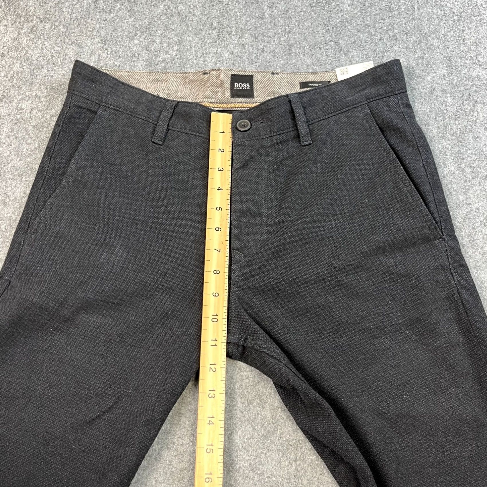 Hugo Boss Hugo Boss Chino Trousers Pants Tapered 32 Black Size US 32 / EU 48 - 5 Thumbnail