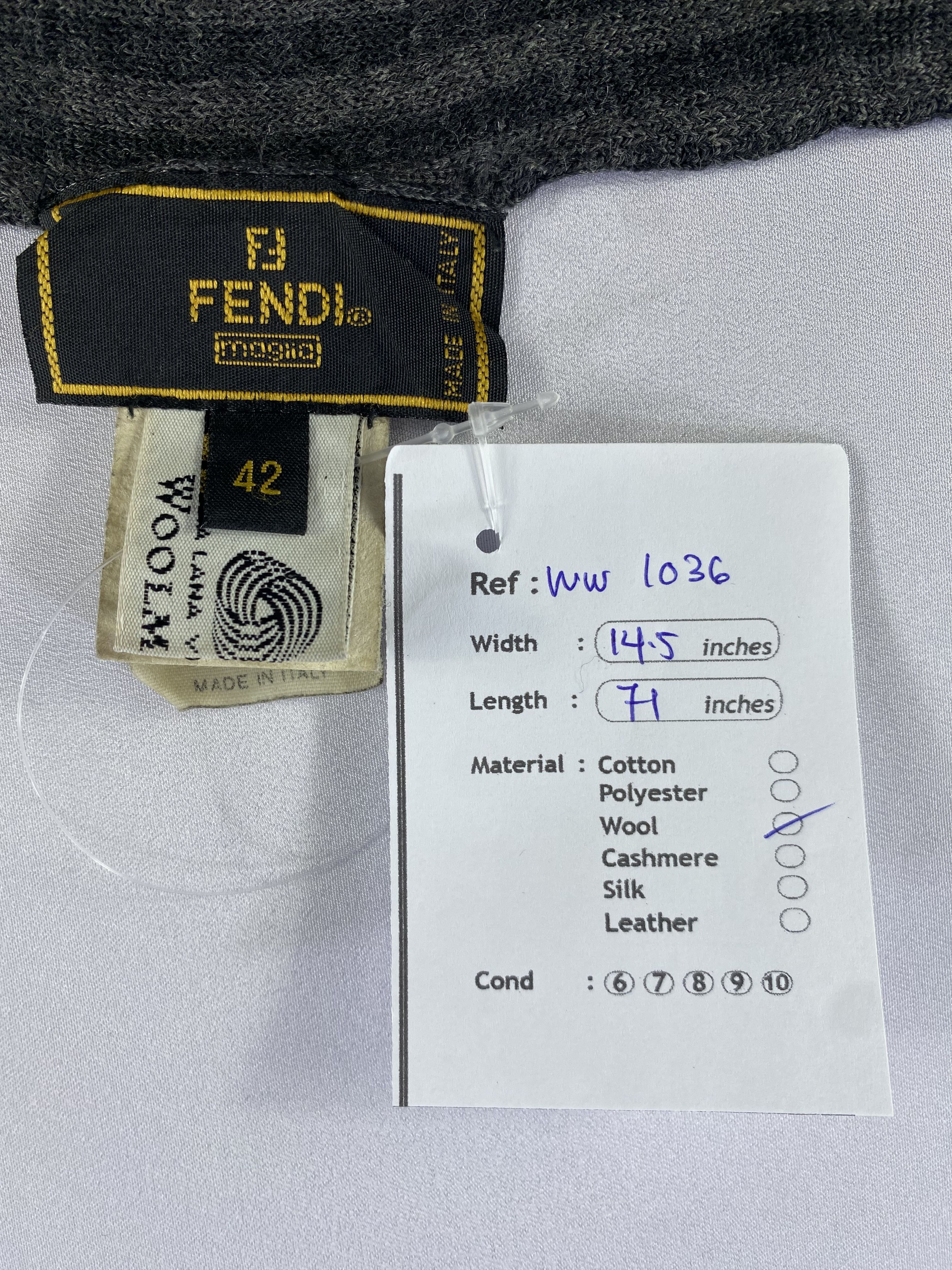 Fendi × Vintage Fendi Scarf / Muffler / Neckwear Size ONE SIZE - 5 Thumbnail