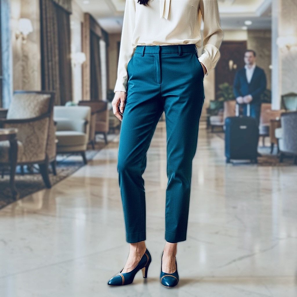 Salvatore Ferragamo Ferragamo Women’s Teal Green Brown Classic Heels Sz 7.5D Size US 7.5 / IT 37.5 - 4 Thumbnail