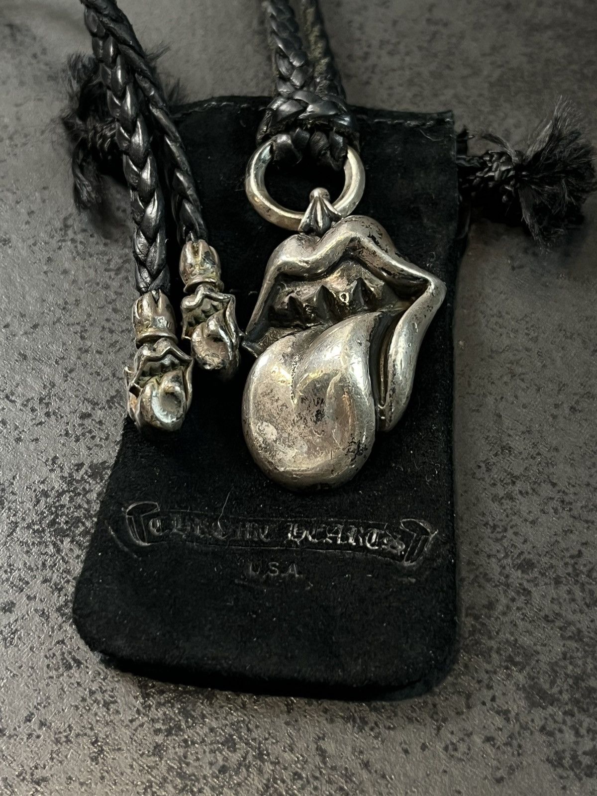 Chrome Hearts × The Rolling Stones Rolling Stone Pendant | Grailed