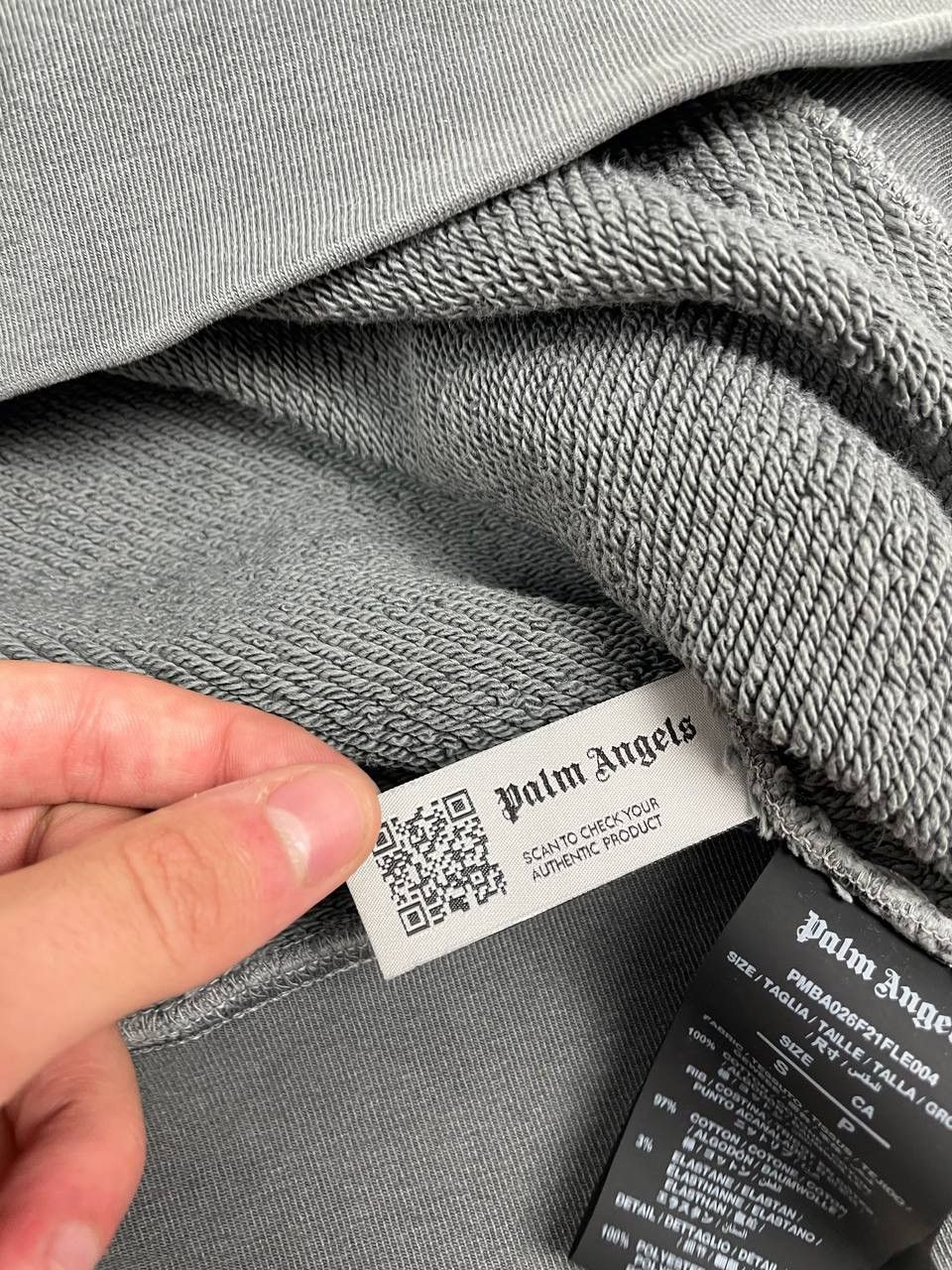 Palm Angels Palm Angels CURVED LOGO SWEATSHIRT Size US S / EU 44-46 / 1 - 13 Thumbnail