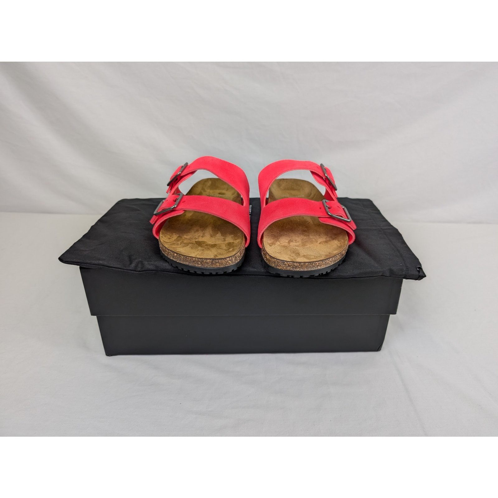 Saint Laurent Paris o1rshd1 Q:2 / Jimmy Double Buckle Slide Slipper Pink/Brown Size US 9 / EU 42 - 17 Thumbnail