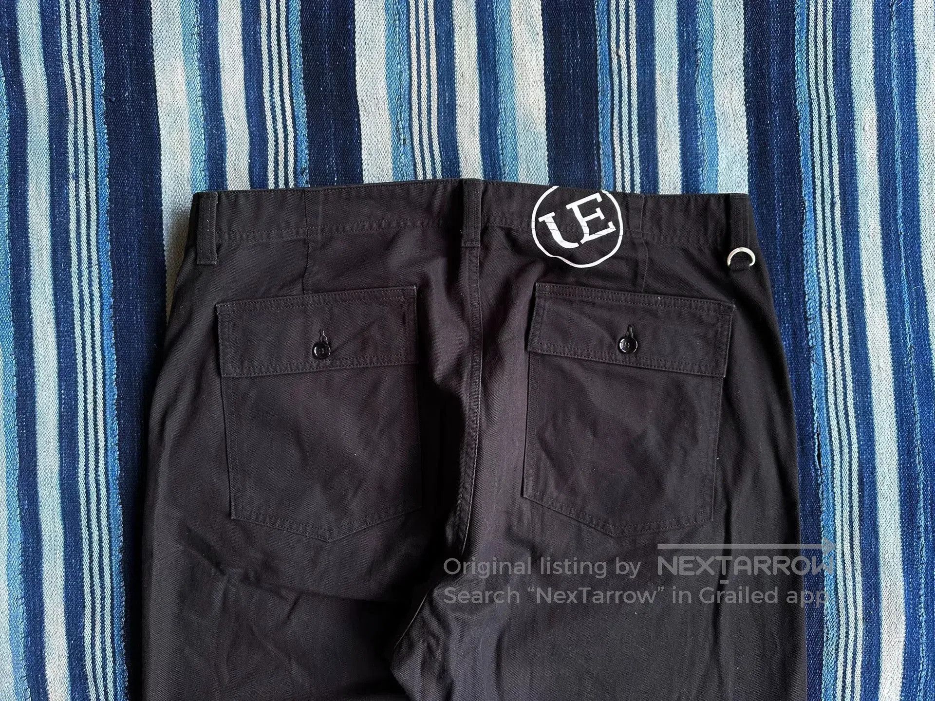 uniform experiment rick owens drawstring tapered long pants. Size US 34 / EU 50 - 4 Thumbnail