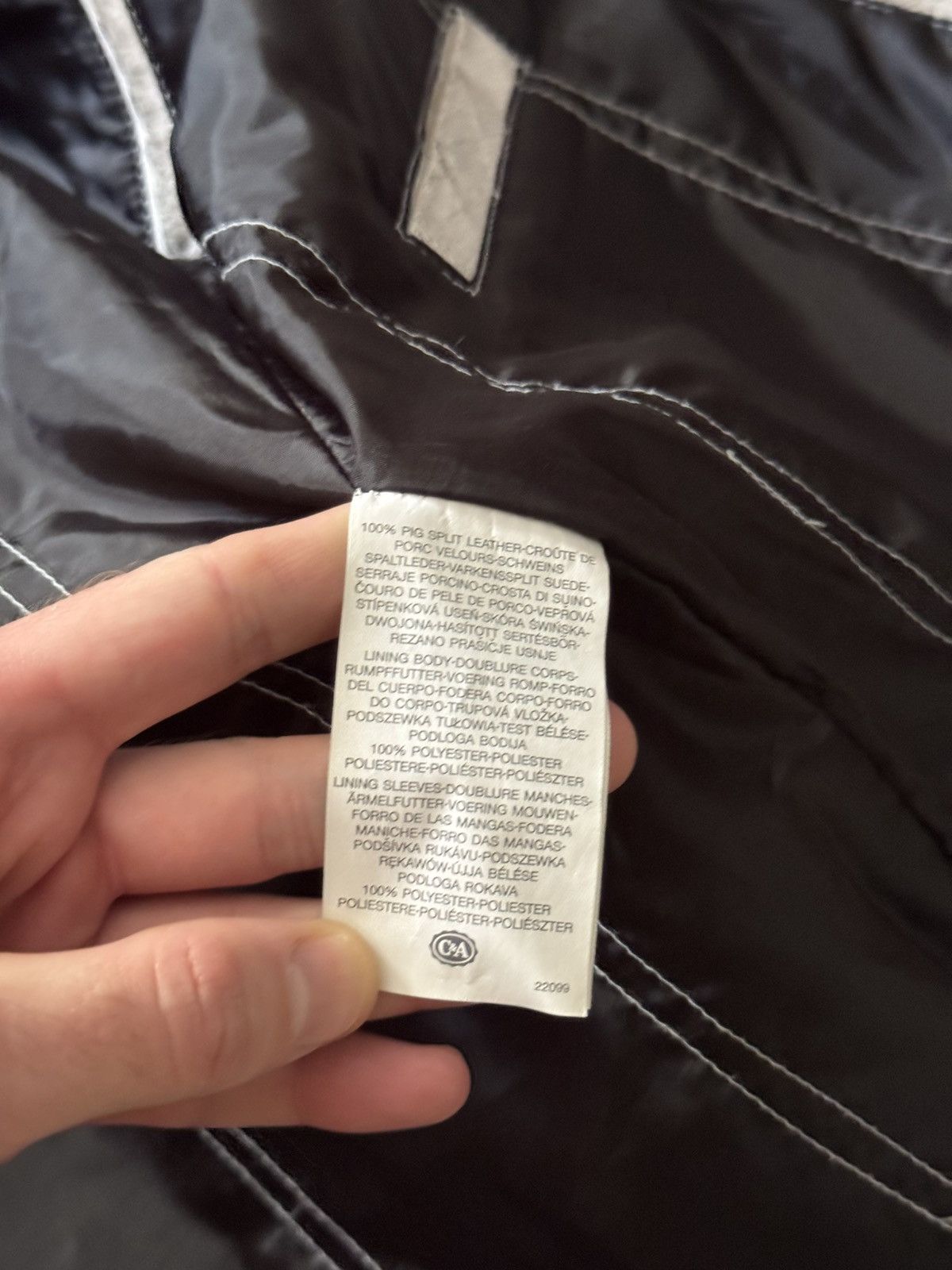 Genuine Leather Vintage 00’s Clockhouse y2k Formula 1 Moto Racing Jacket Size US L / EU 52-54 / 3 - 10 Thumbnail