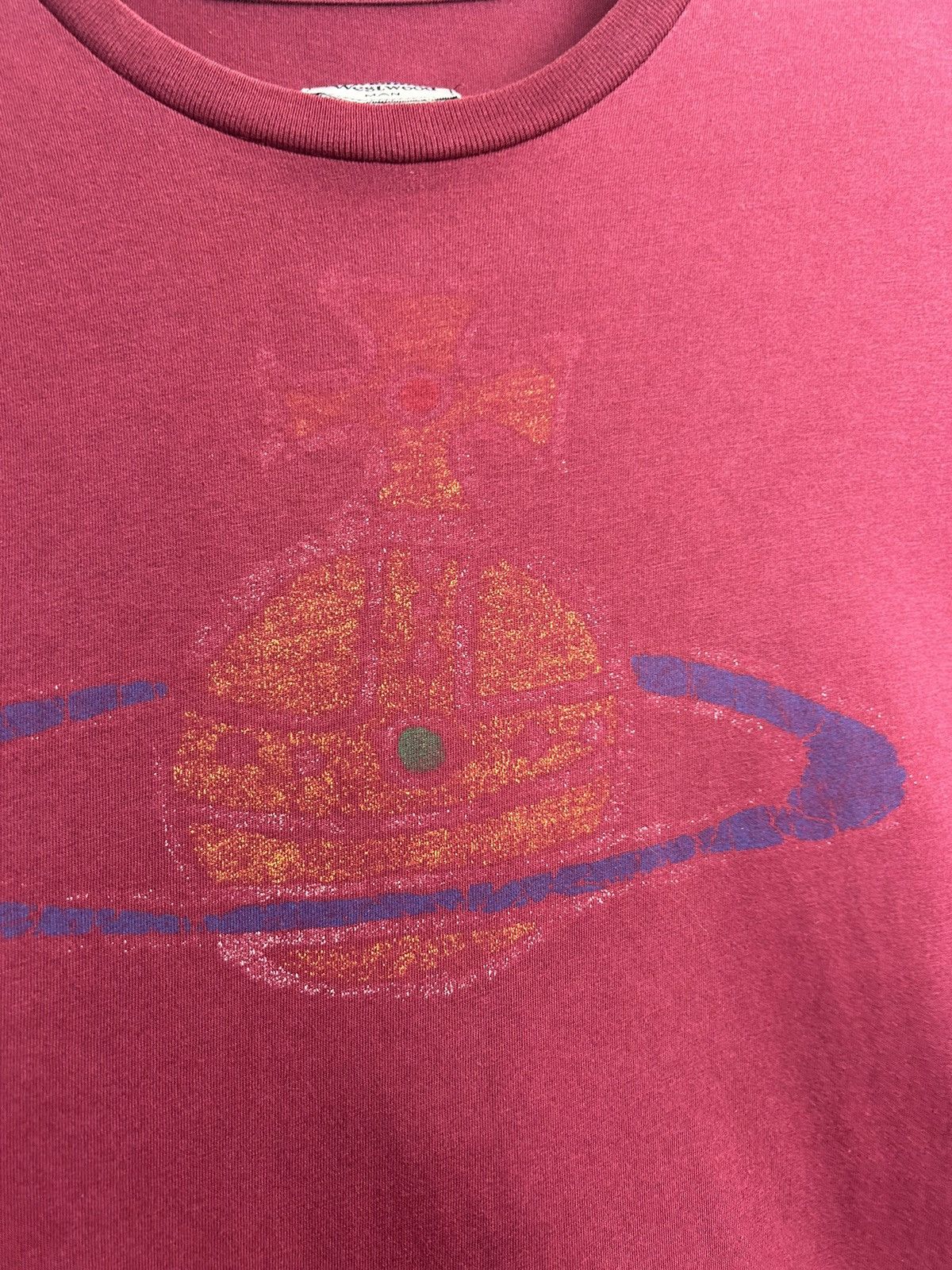 Vivienne Westwood Vivienne Westwood Big Orb Logo T-Shirt Size US L / EU 52-54 / 3 - 7 Thumbnail