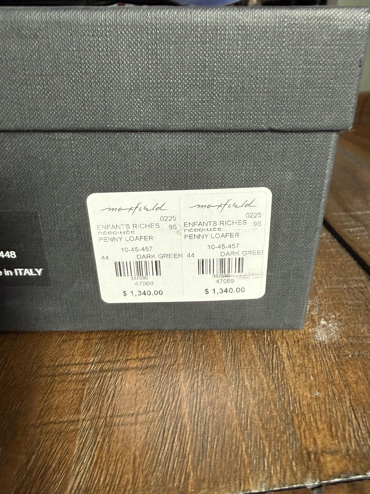 Enfants Riches Deprimes ERD Penny Loafer sz11 “cow glazed dark green” Size US 11 / EU 44 - 12 Thumbnail