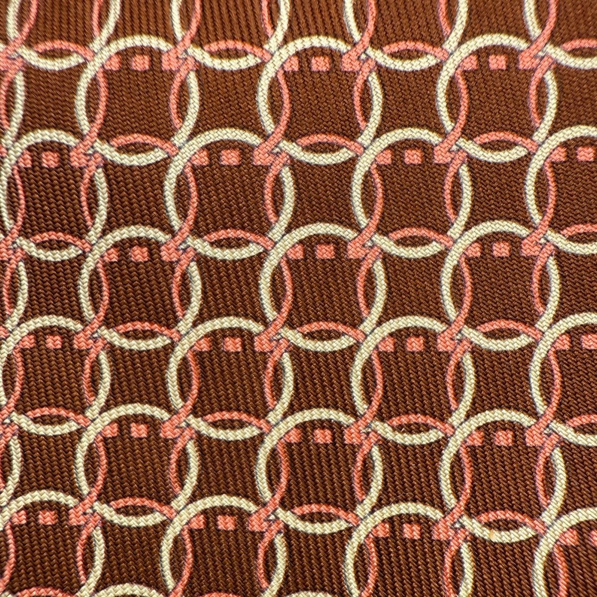 Salvatore Ferragamo Salvatore Ferragamo Brown Silk Tie, Made in Italy, Like New Size ONE SIZE - 3 Thumbnail