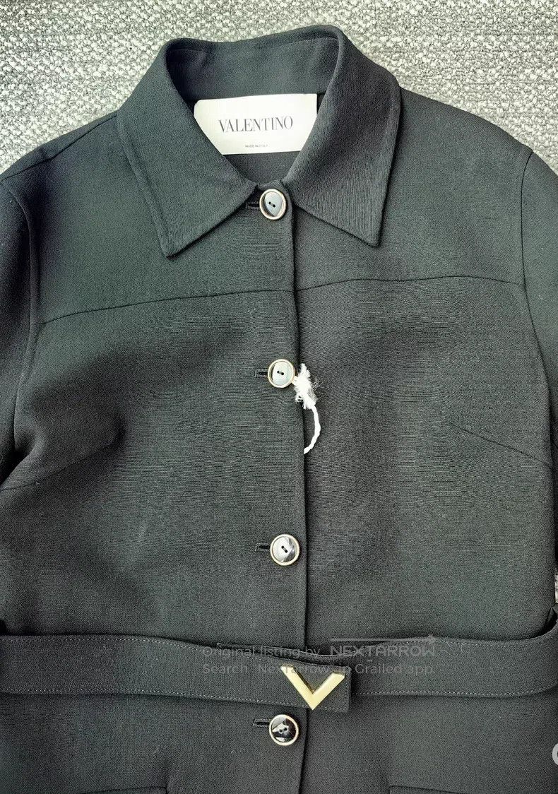 Valentino Valentino Black reversible wool trench coat Size S / US 4 / IT 40 - 4 Thumbnail